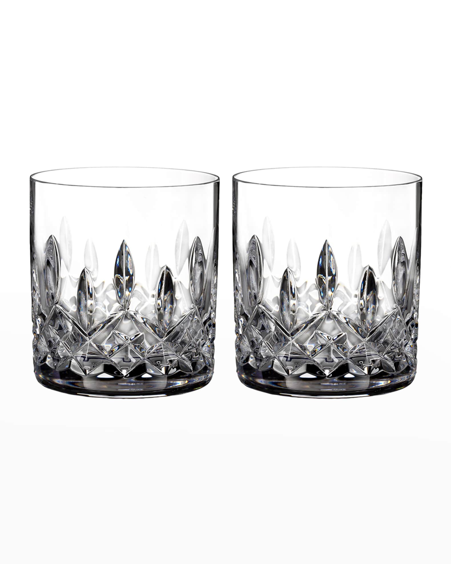 Waterford Lismore Connoisseur Round Set of 2 Tumbler Set/2 Clear 