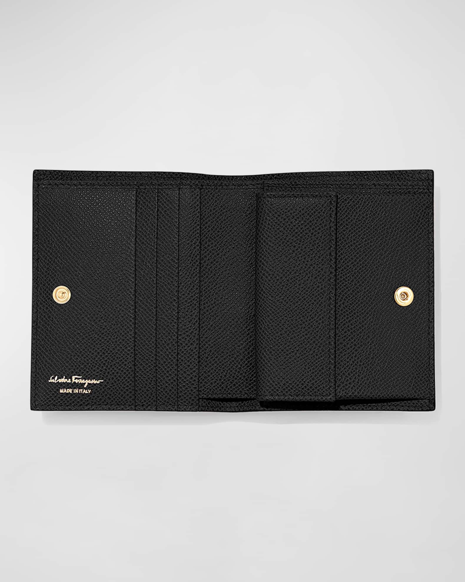 Ferragamo Gancini French Leather Wallet | Neiman Marcus