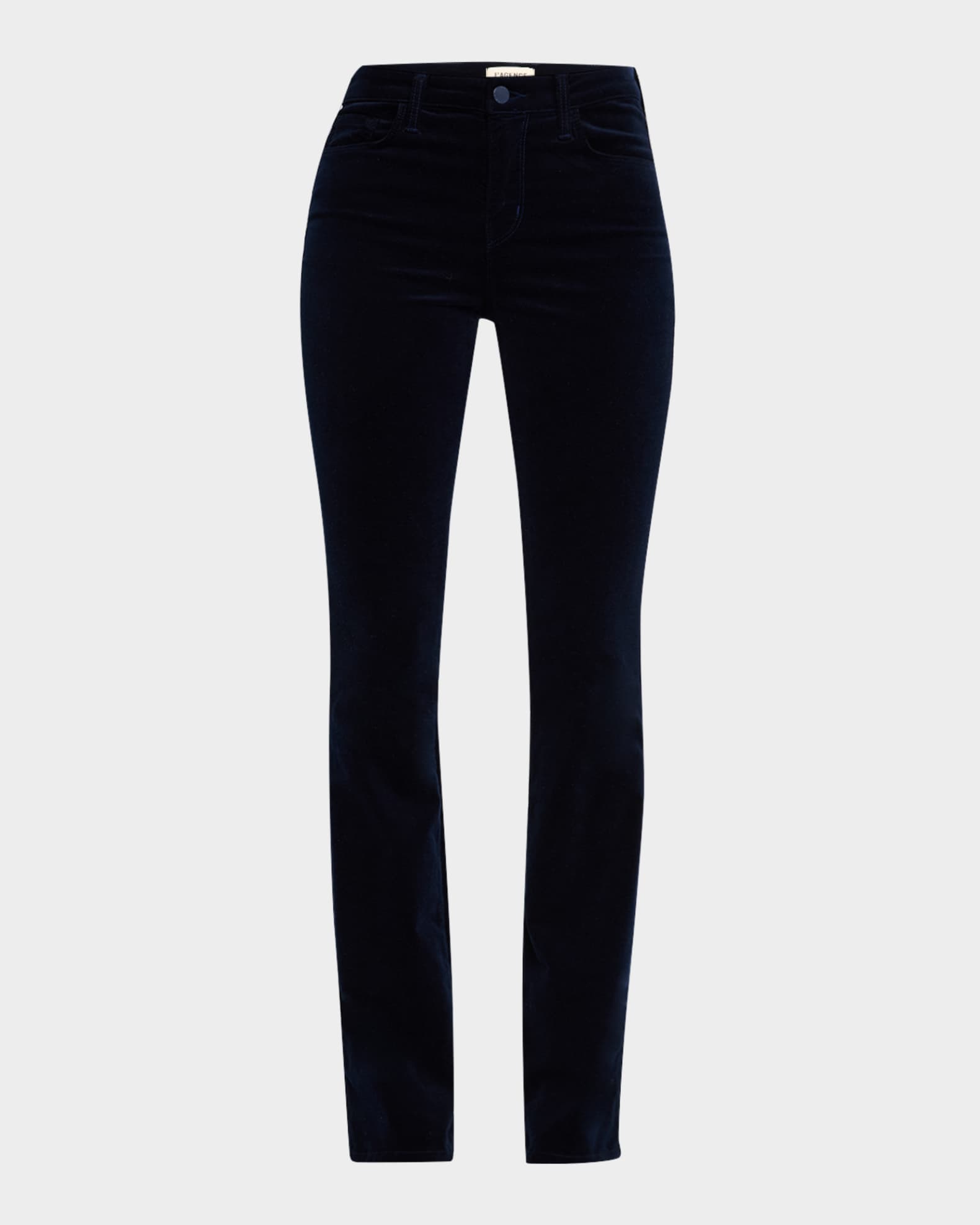Stevie High-Rise Straight Jeans 0