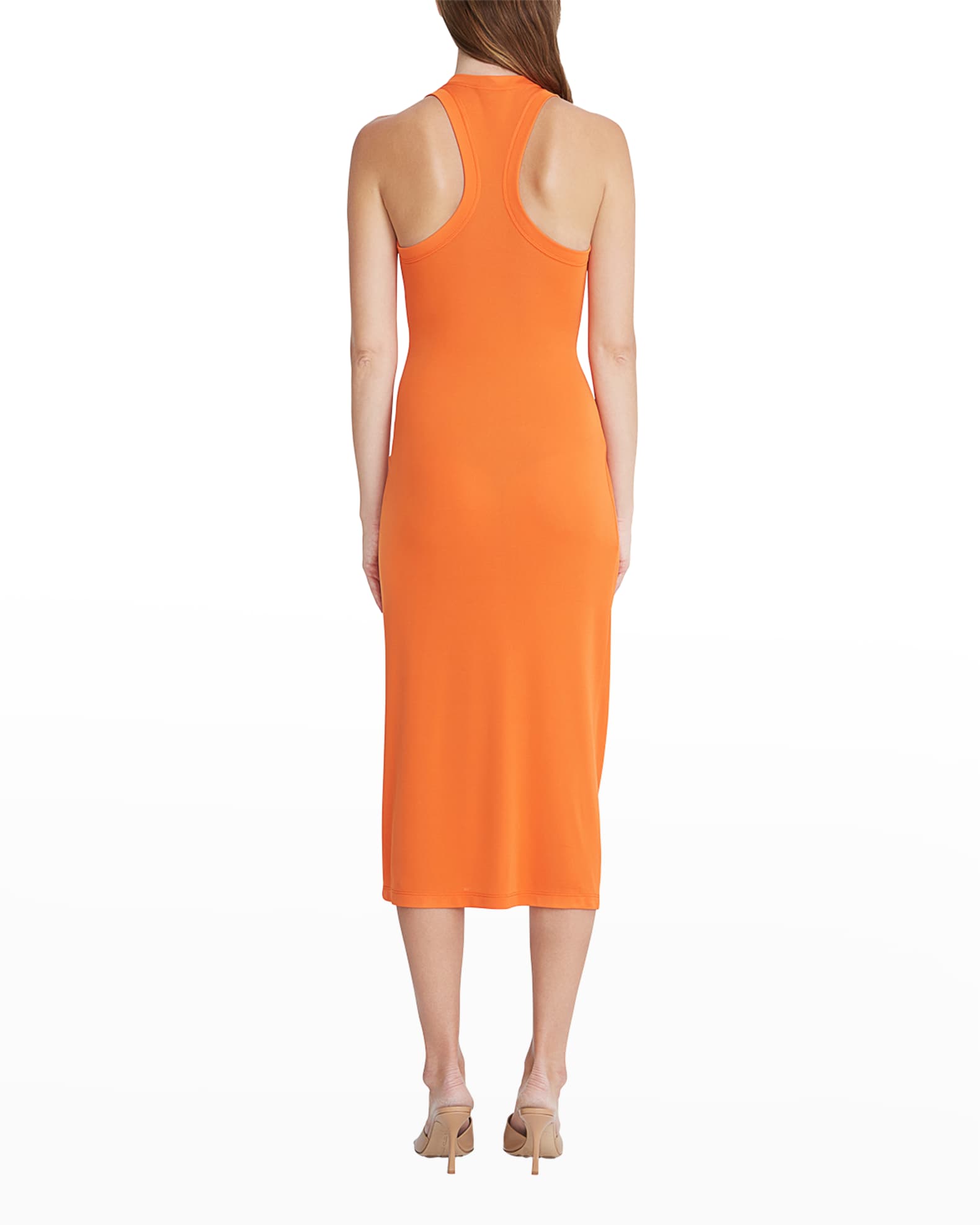 Halston Paige Jersey Twist-Front Dress | Neiman Marcus
