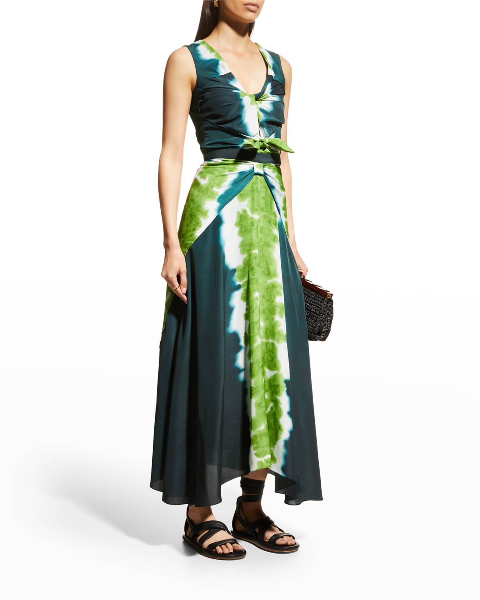 altuzarra green dress Orrie Dress in Green Lily – Altuzarra main image 0