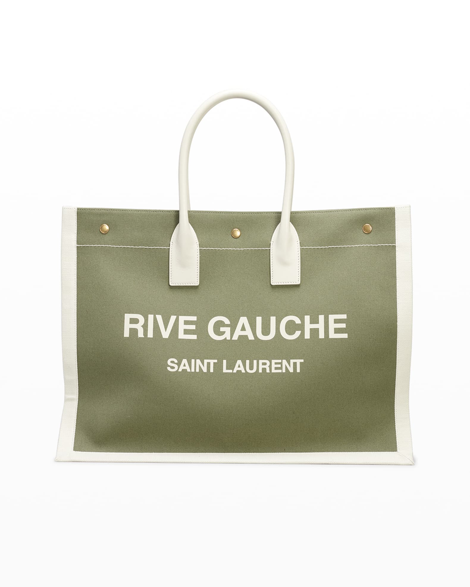Saint Laurent Rive Gauche Medium Canvas Tote