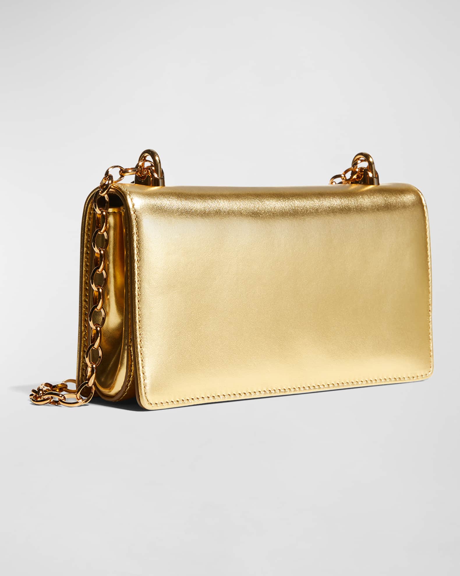 Dolce&Gabbana DG Girls Metallic Crossbody Bag | Neiman Marcus Dolce&Gabbana DG Girls Metallic Crossbody Bag | Neiman Marcus
