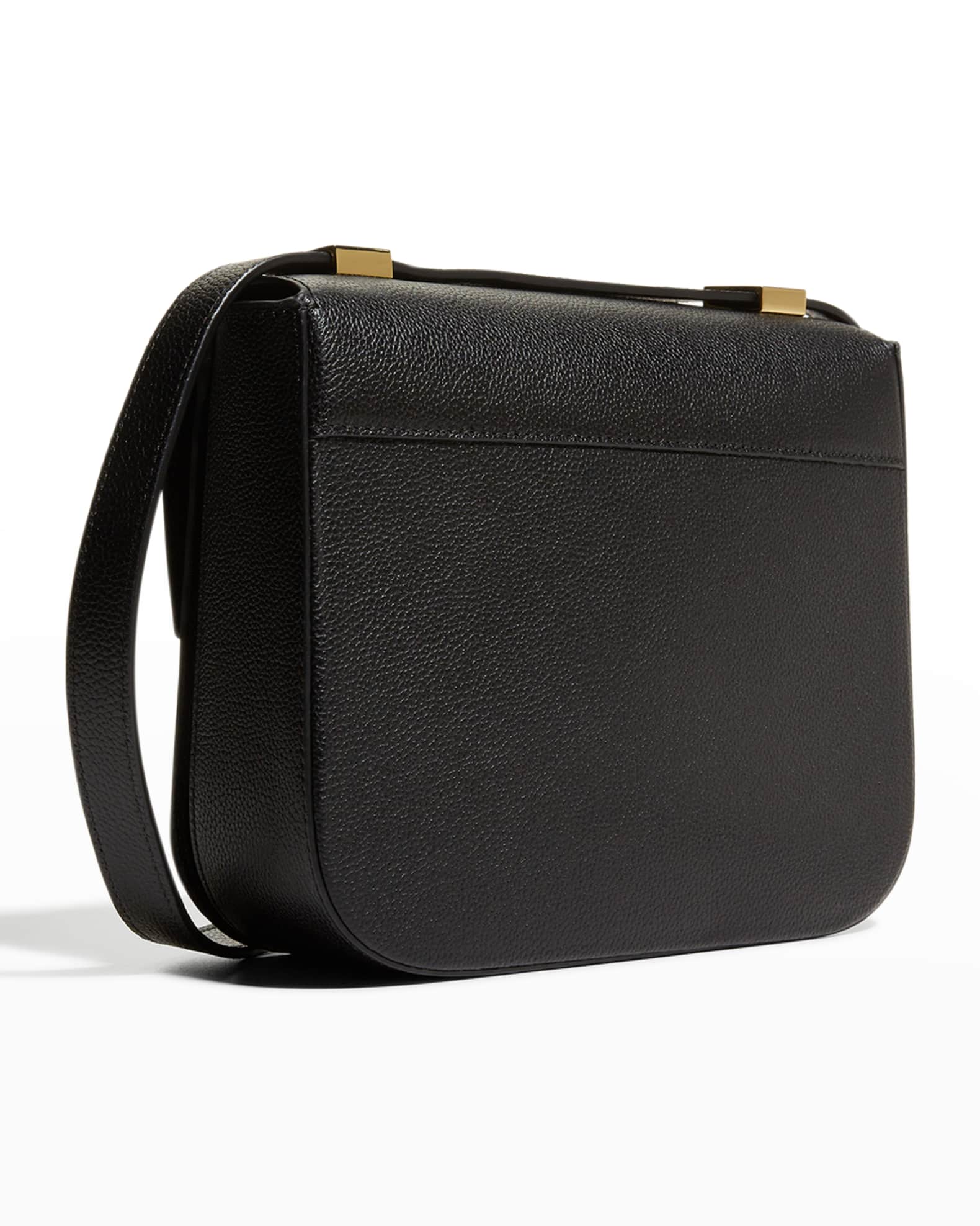 DeMellier Vancouver Flap Leather Shoulder Bag | Neiman Marcus