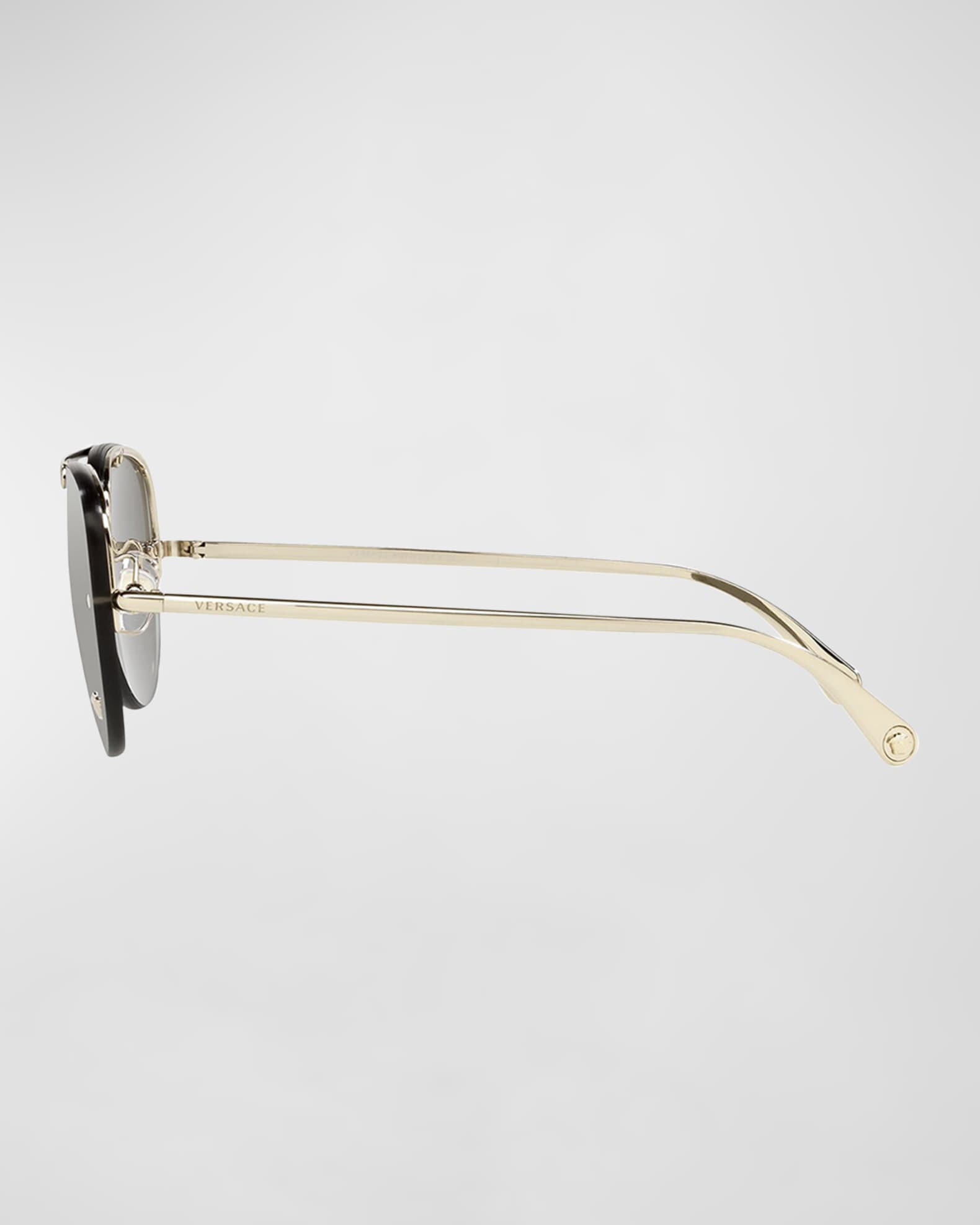 Versace rimless sunglasses hot sale