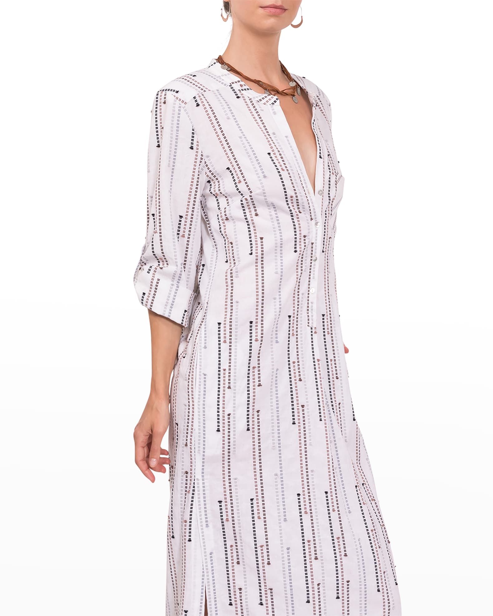 Everyday Ritual Tracey Cotton Maxi Kaftan Neiman Marcus