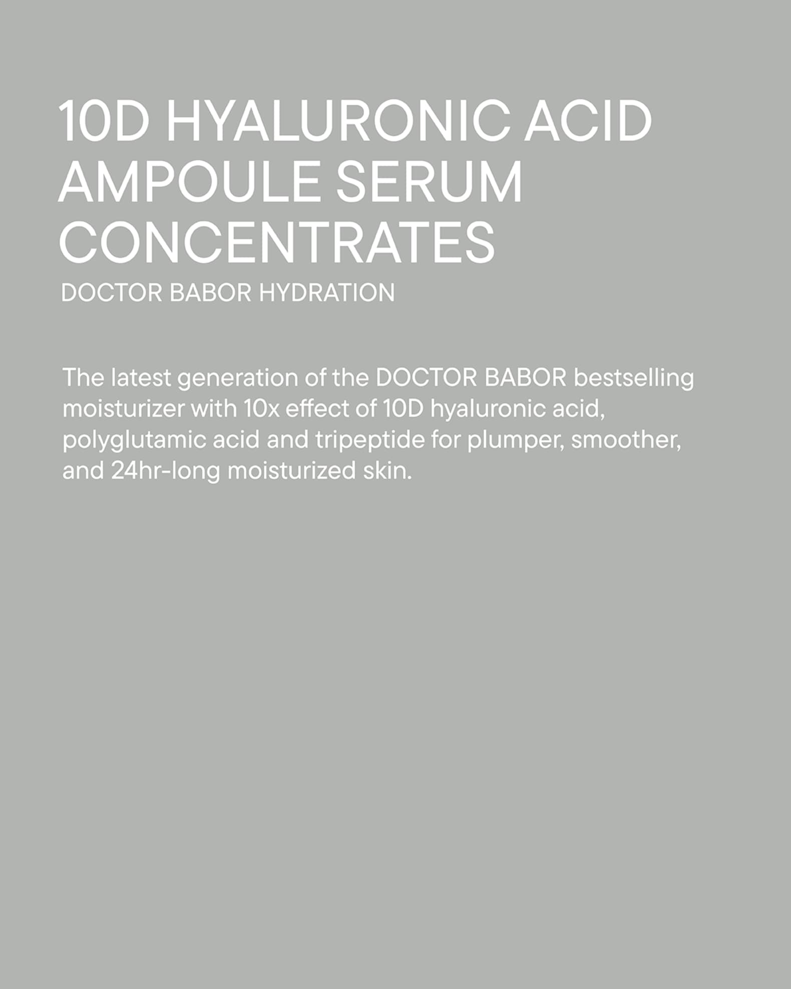 BABOR Hyaluronic Acid Power Serum Ampoules Neiman Marcus
