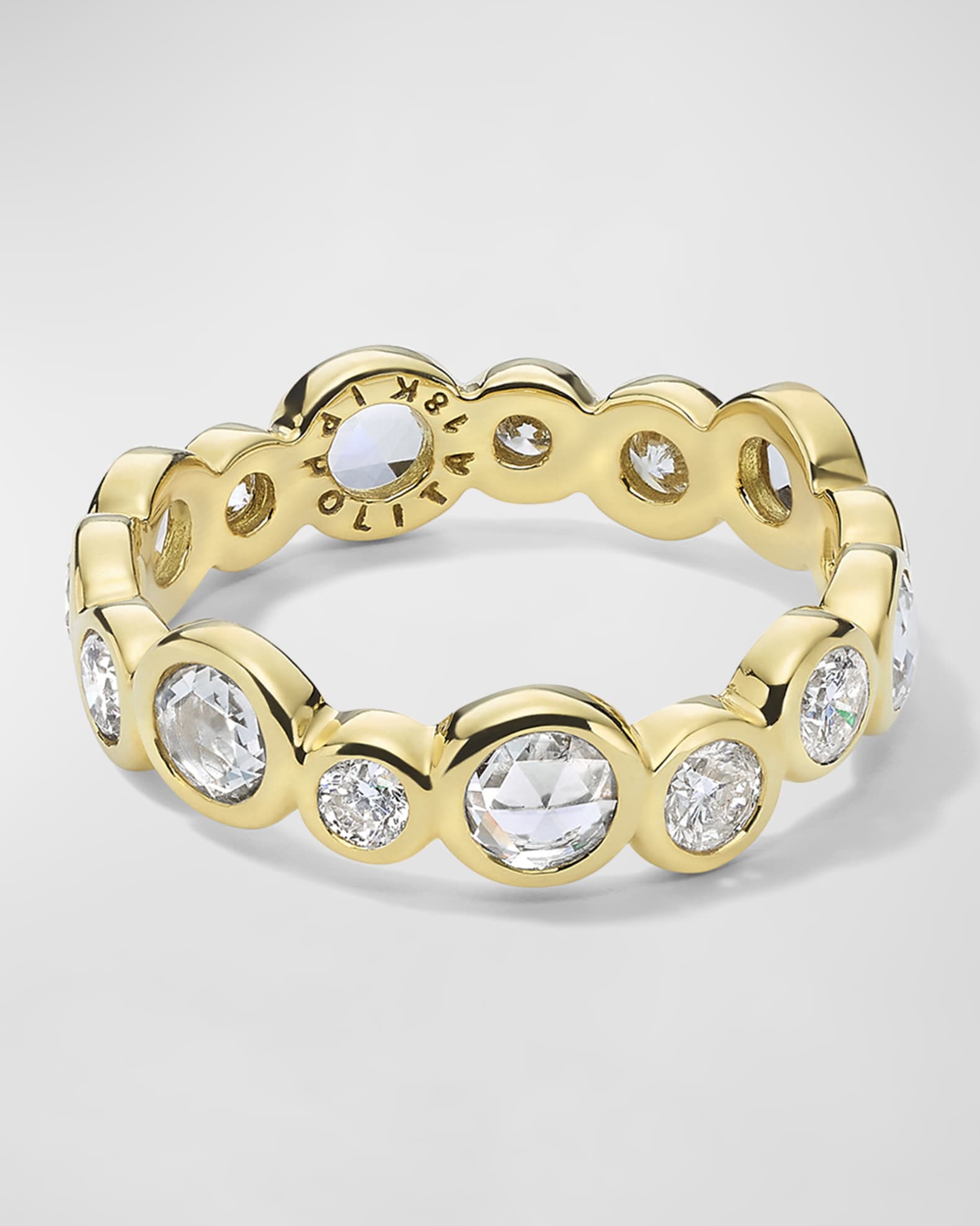 Superstar Eternity Ring in 18K Gold with Diamonds  0