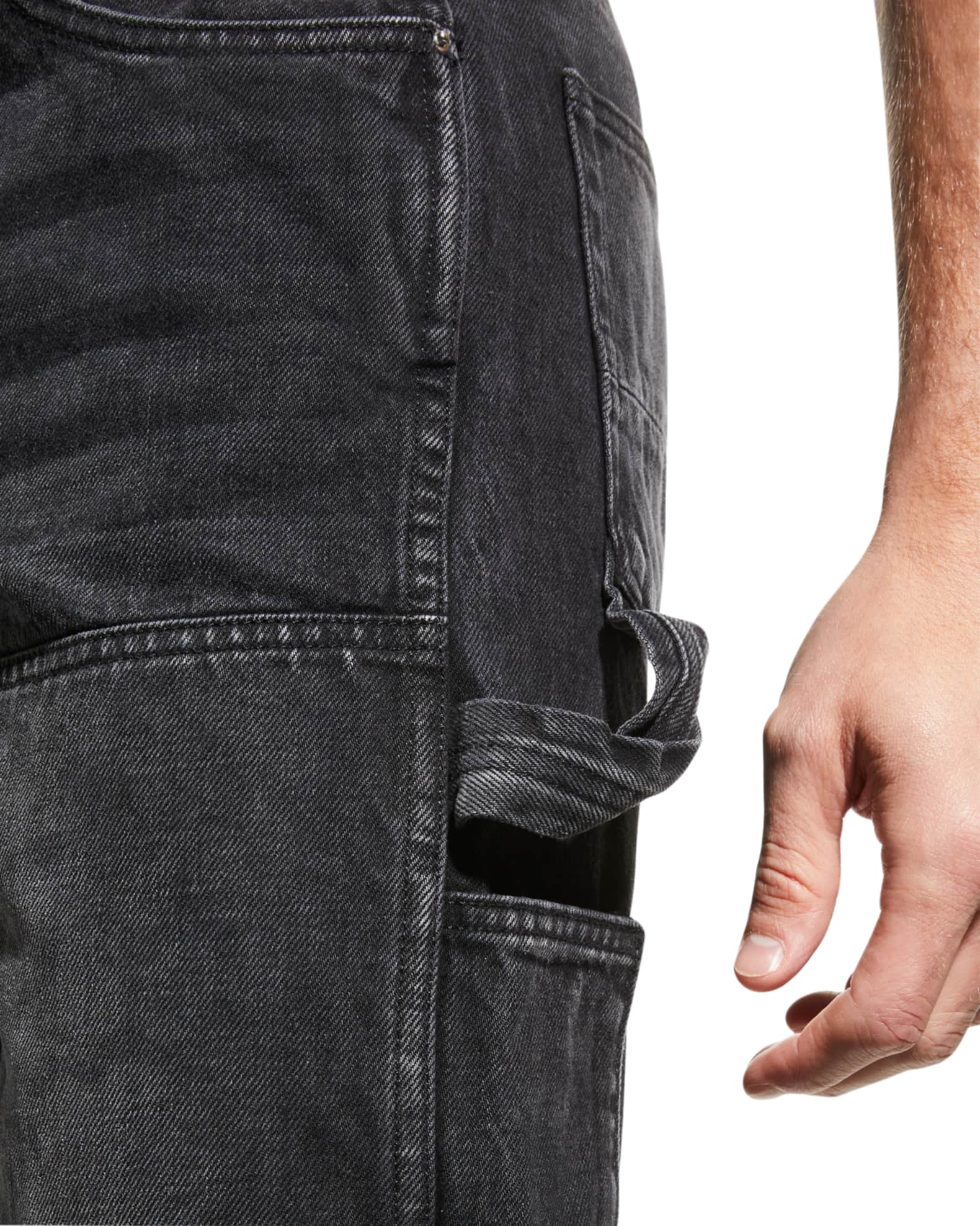 Amiri Men's Double-Knee Denim Carpenter Pants | Neiman Marcus
