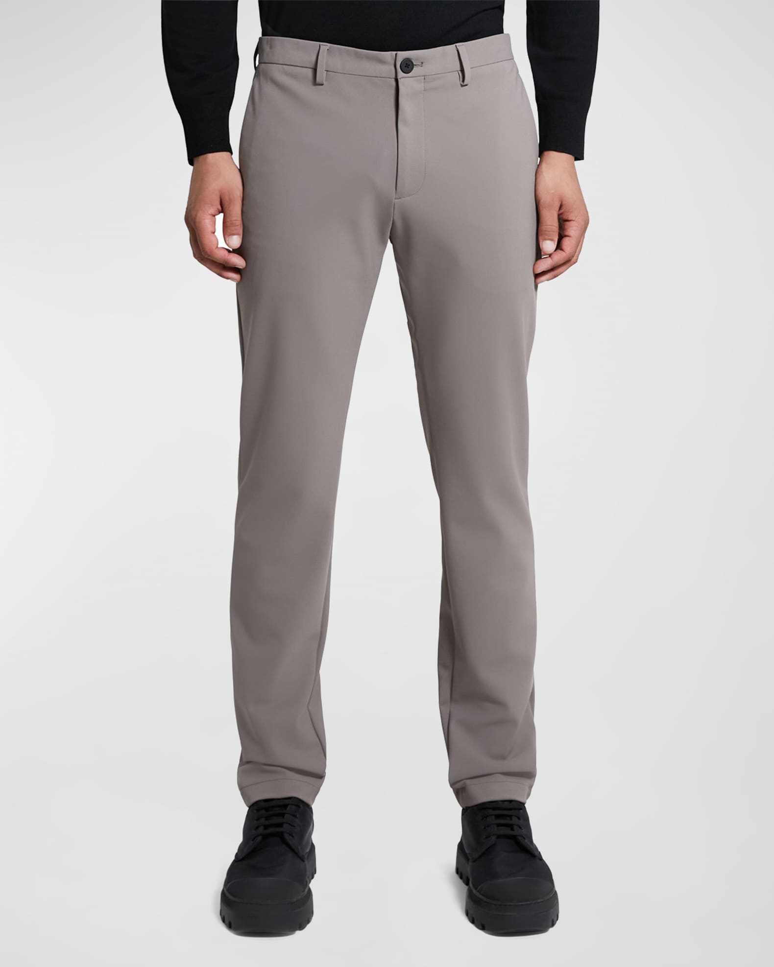 Theory Men's Zaine Precision Ponte Slim-Straight Chino-Style Pants