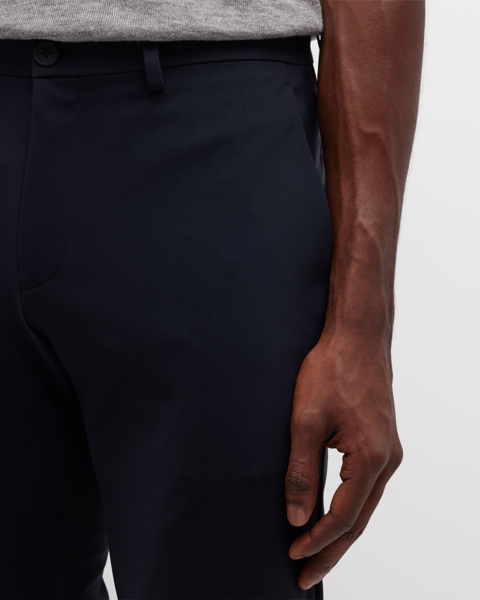 Theory Men's Zaine Precision Ponte Slim-Straight Chino-Style