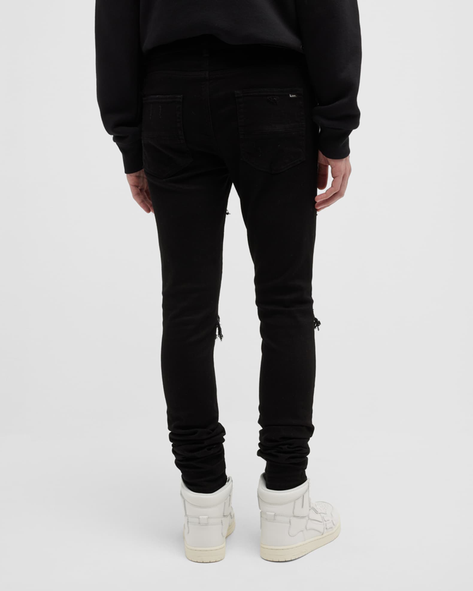 Amiri Men's MX1 Destroyed Skinny Jeans | Neiman Marcus