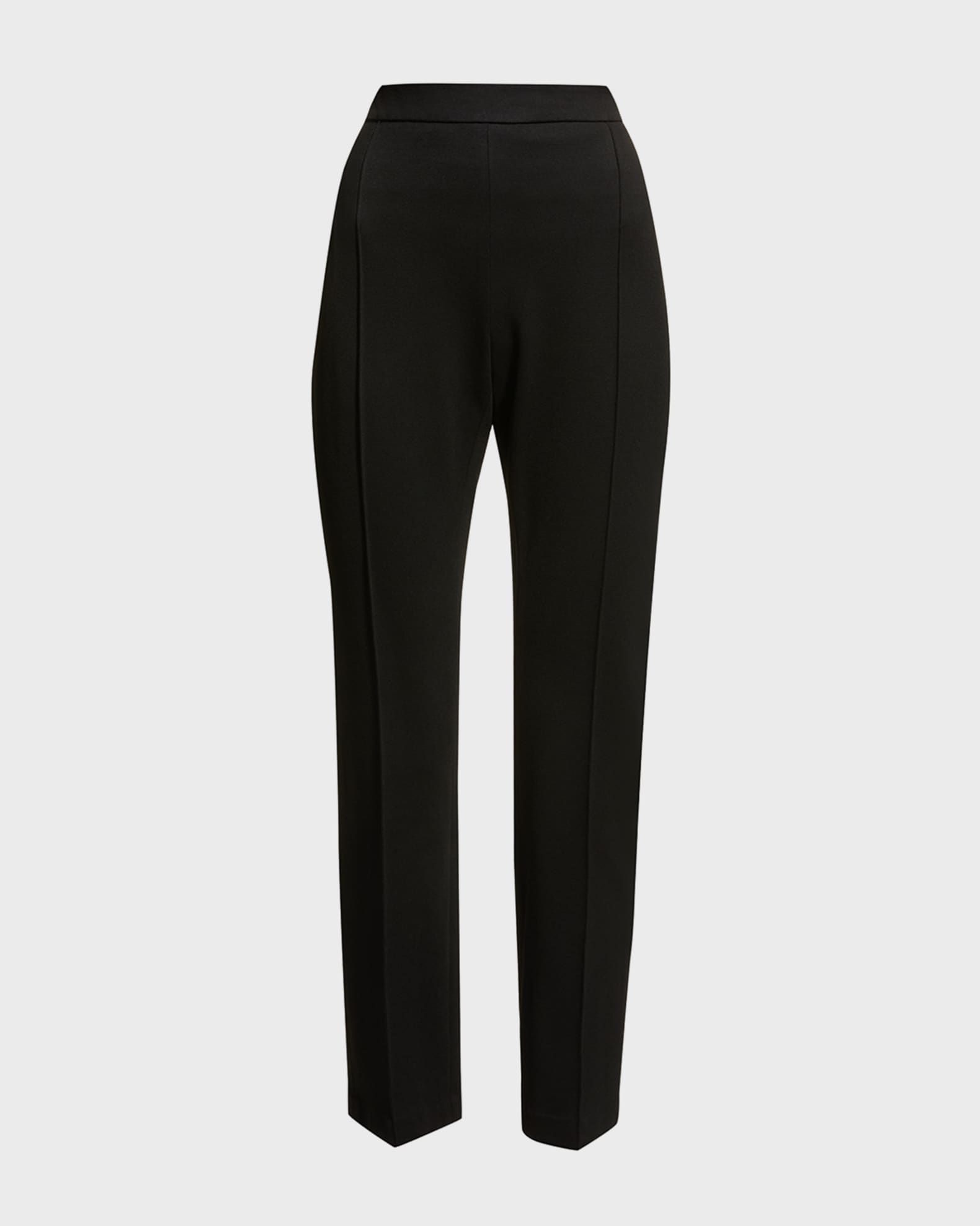 Slim-Leg Crop Pull-On Pants 0