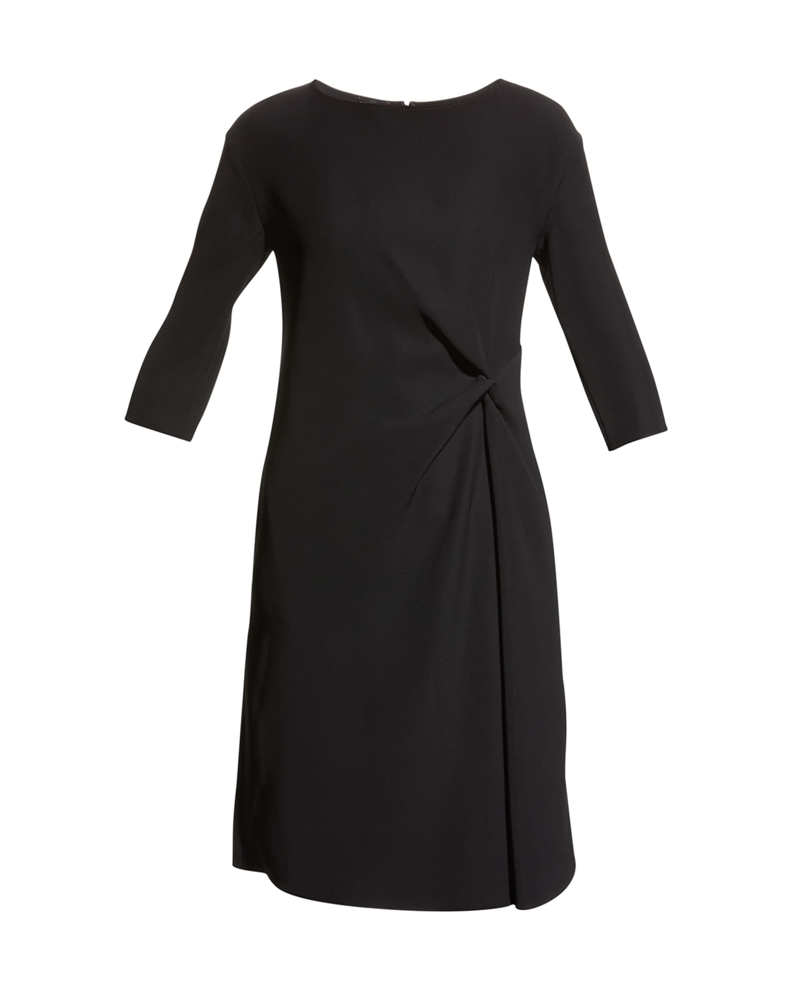 Techno Cady Gathered Shift Dress 0
