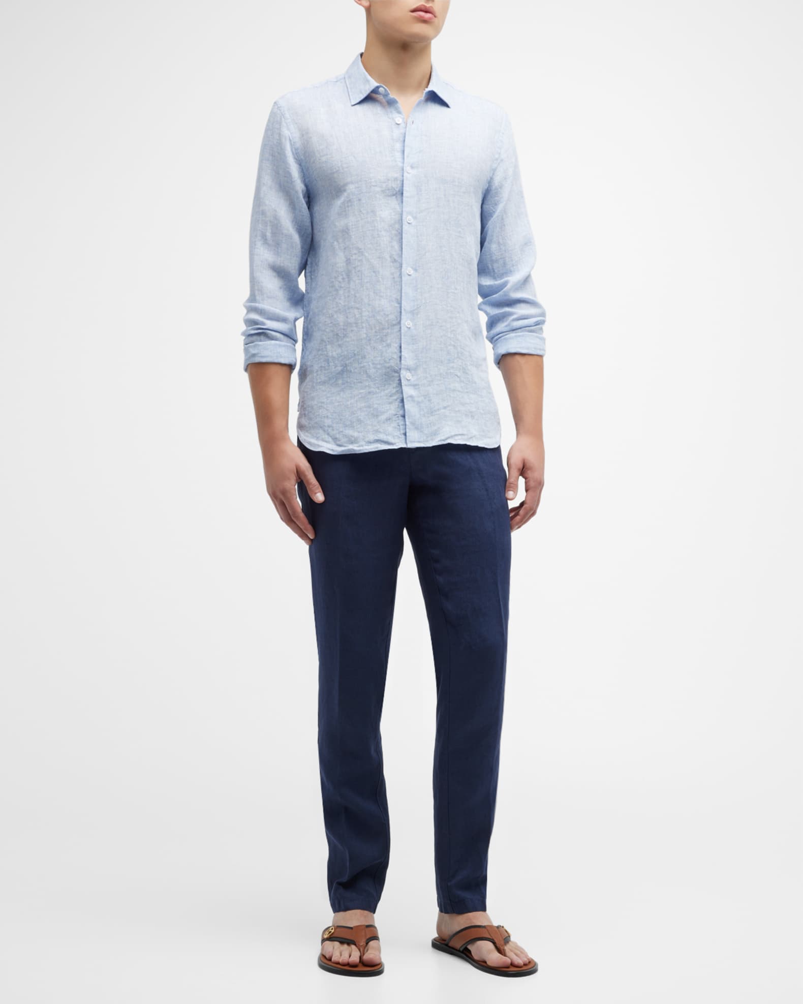 Men's Giles Linen Sport Shirt 1