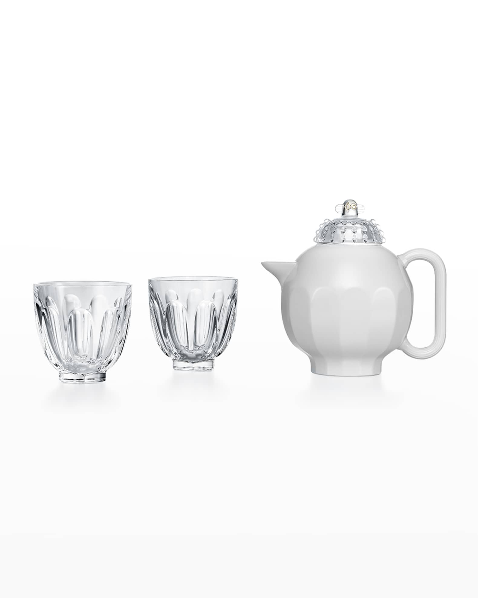 Baccarat Alessi Tumblers and Moka Set