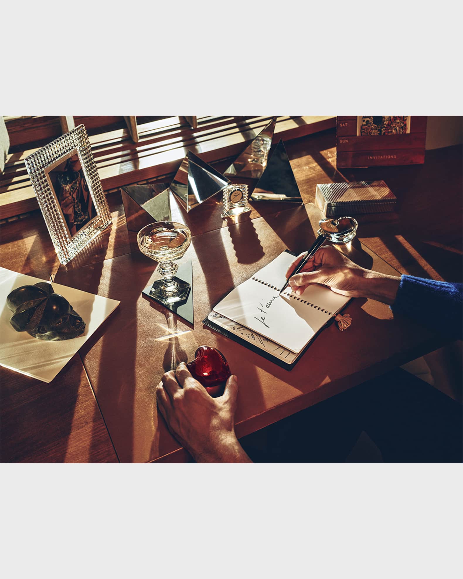 Baccarat Eye Frame, Clear | Neiman Marcus