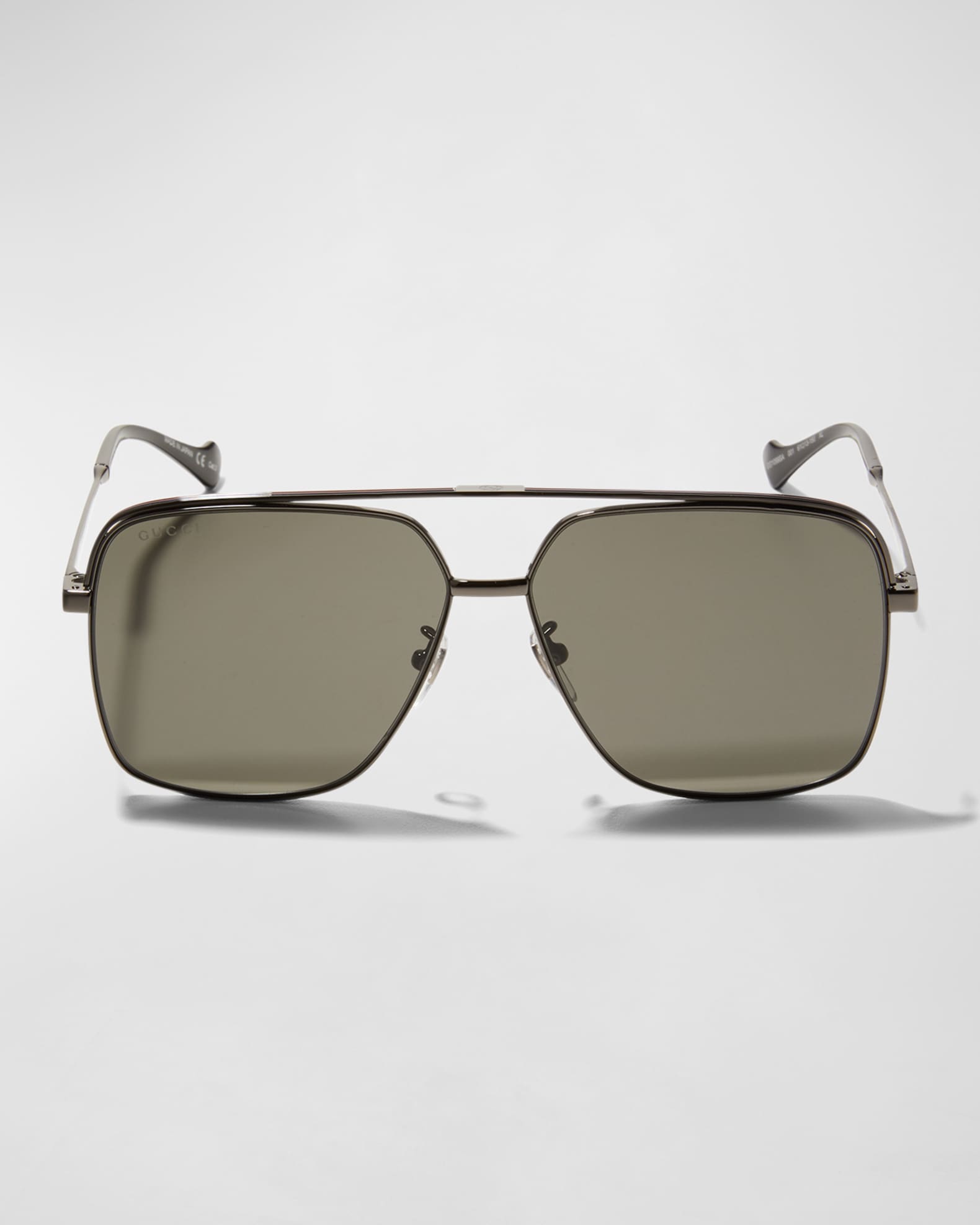 Gucci Men's Metal Aviator Sunglasses Neiman Marcus