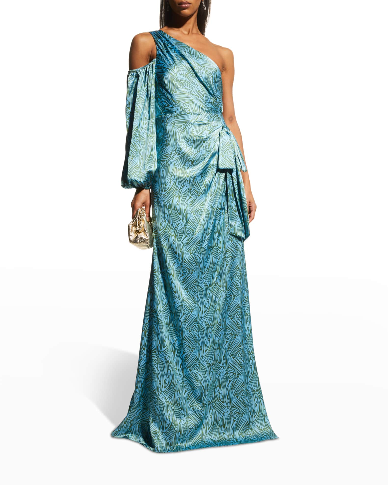 Rosen One-Shoulder Gown 0