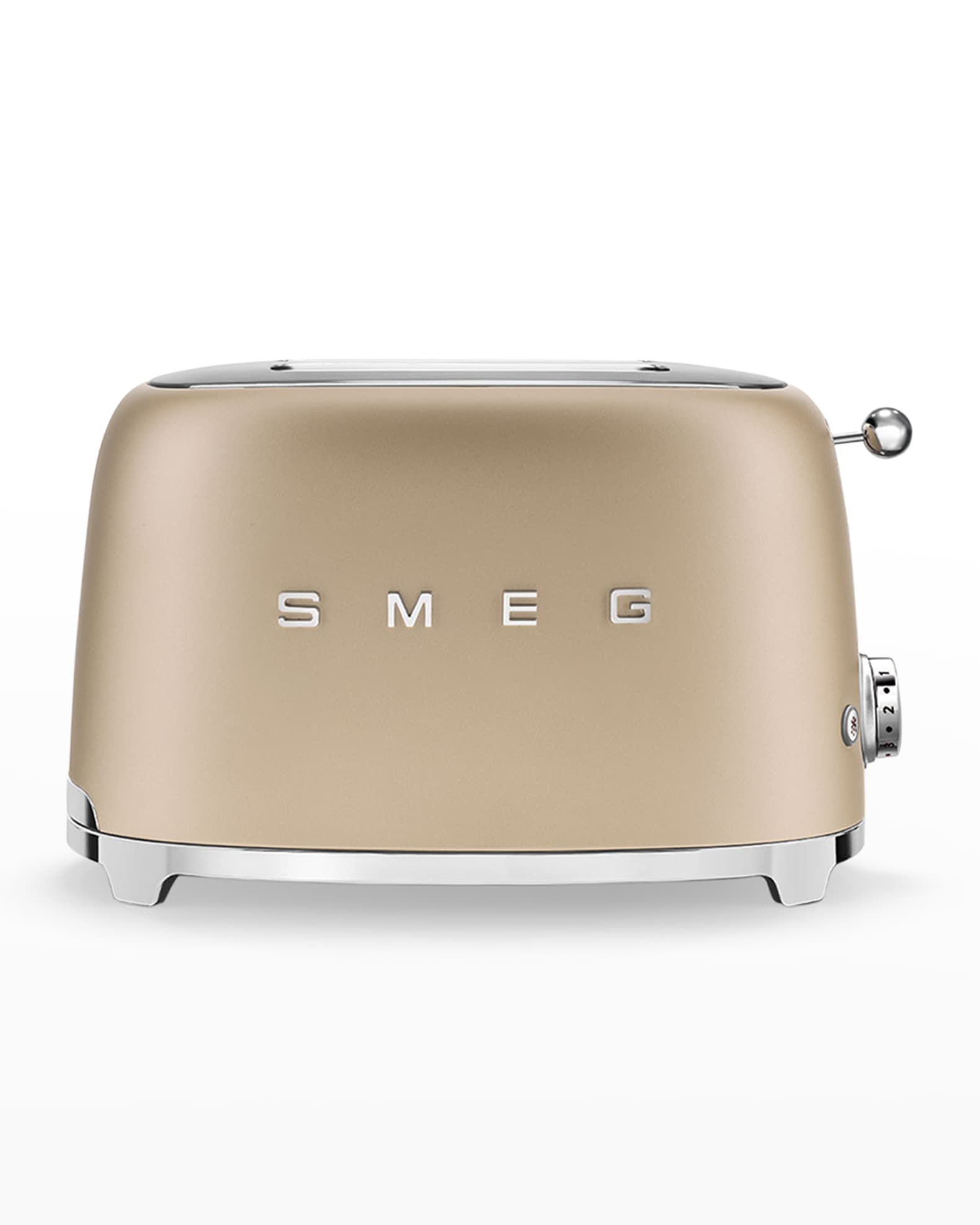 Smeg TwoSlice Toaster, Matte Champagne Neiman Marcus