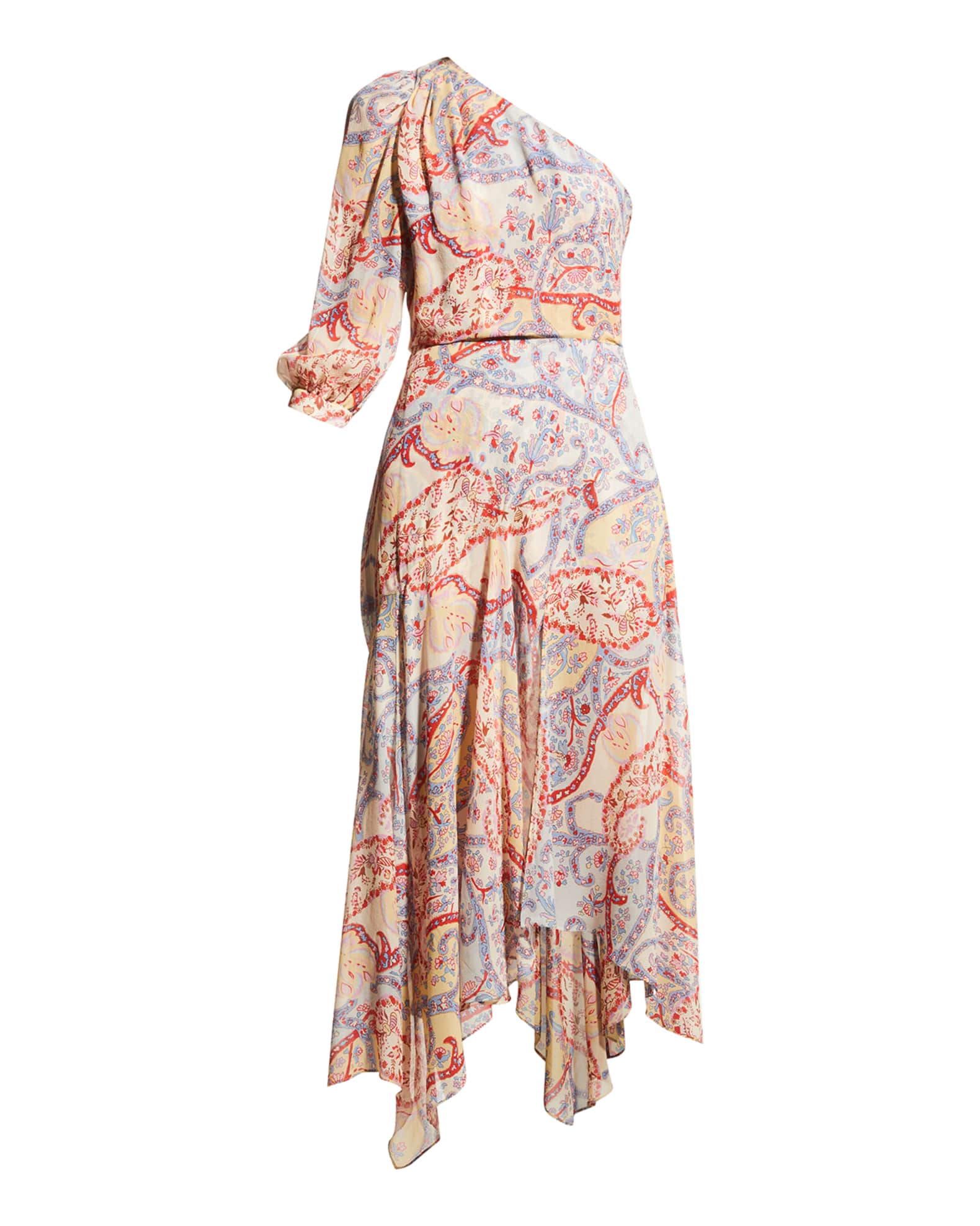 Veronica Beard Kimber One-Shoulder Dress | Neiman Marcus