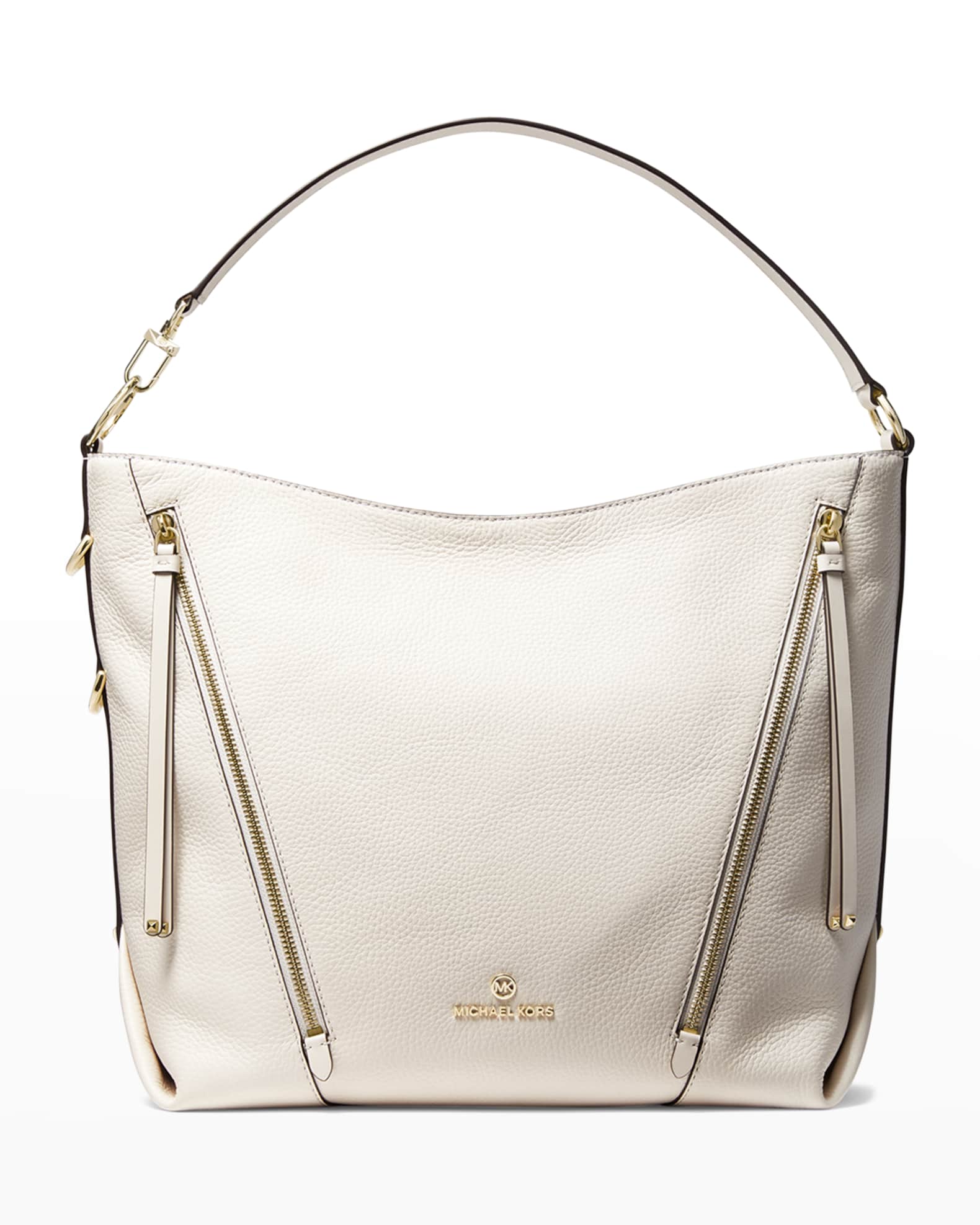 Michael kors brooklyn large leather shoulder bag on sale
