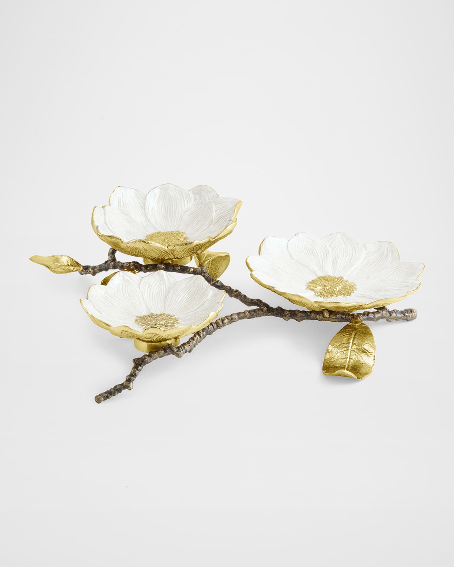 Vintage Bloom Triple Dish 0