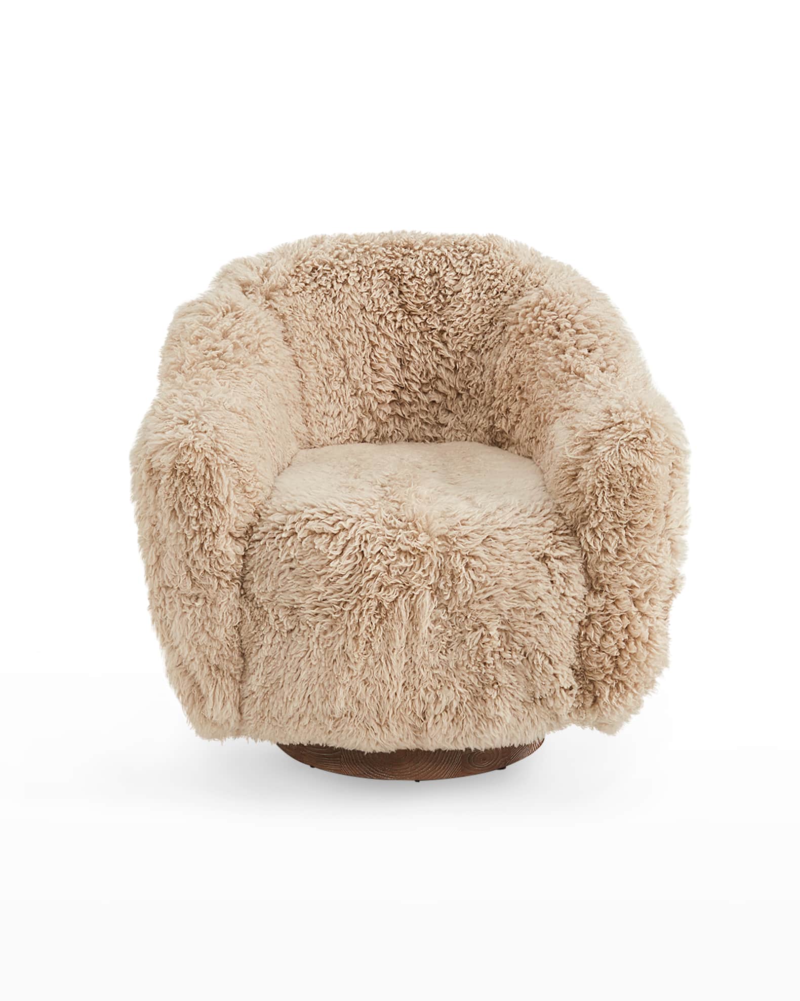 Simone Sheepskin Swivel Chair 1