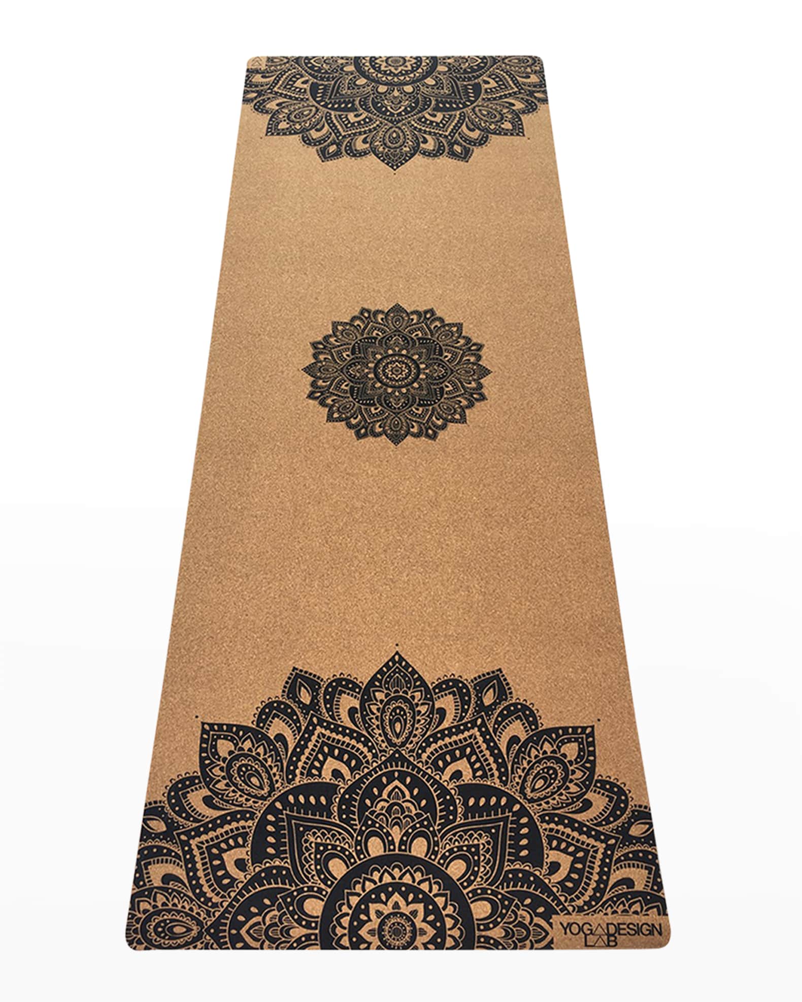 Yoga Design Lab Cork Mandala Yoga Mat 5.5mm Neiman Marcus
