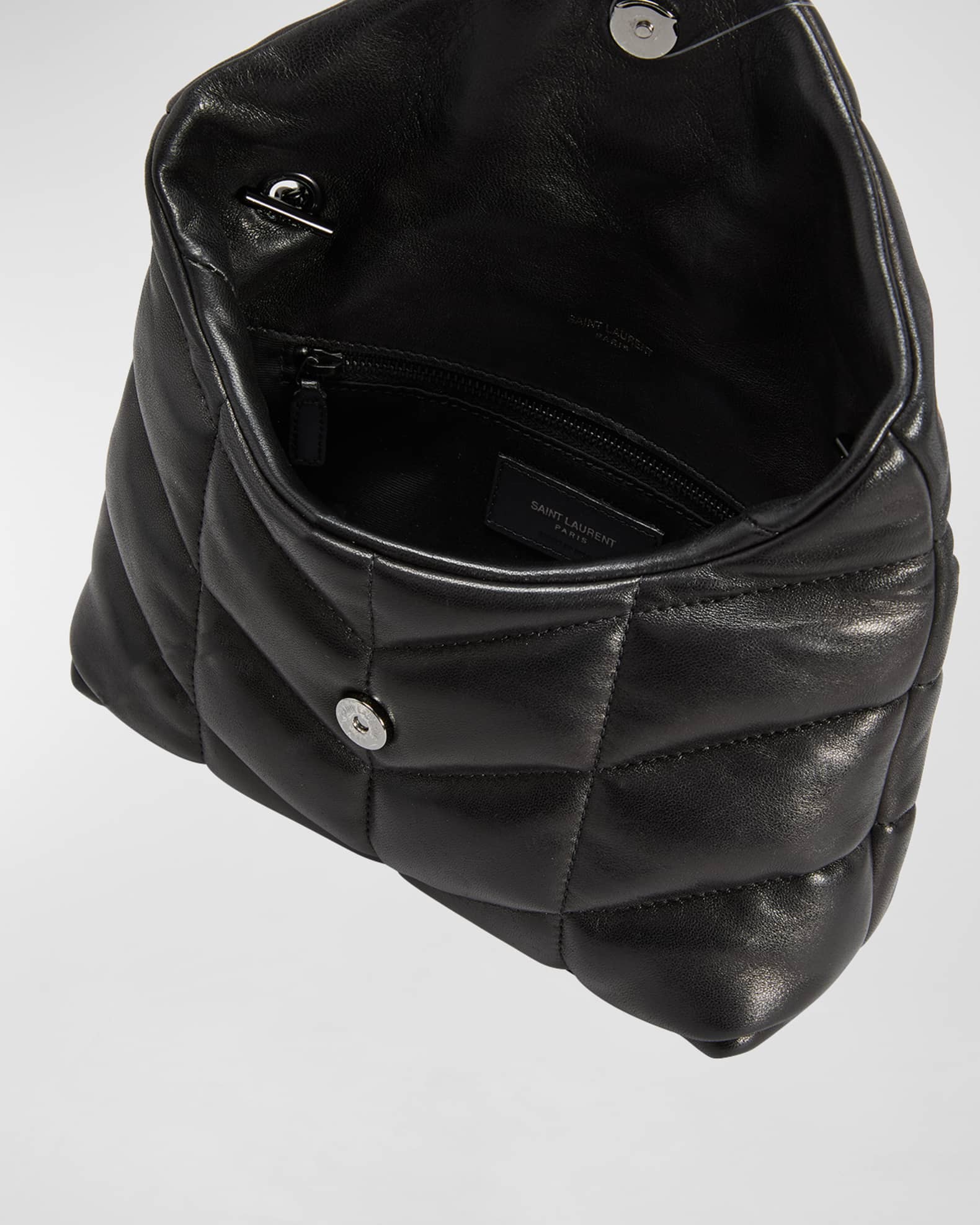 Saint Laurent Loulou Toy YSL Puffer Leather Crossbody Bag Neiman Marcus