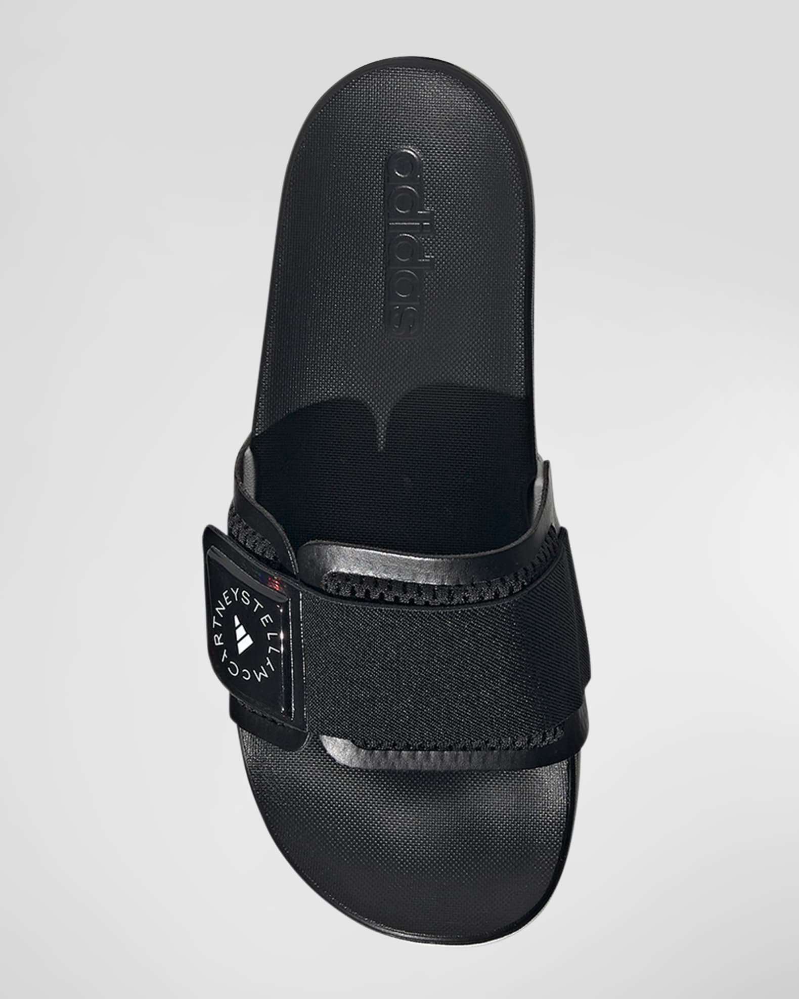 adidas by Stella McCartney ASMC Logo Slide Sandals | Neiman Marcus