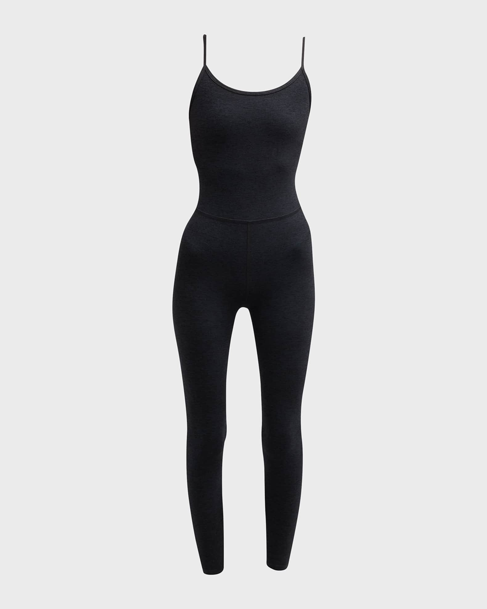 Jet Black Active wear Bodysuit Romper Leggings | Buy Jumpsuits for Yoga and  Gym Clothing