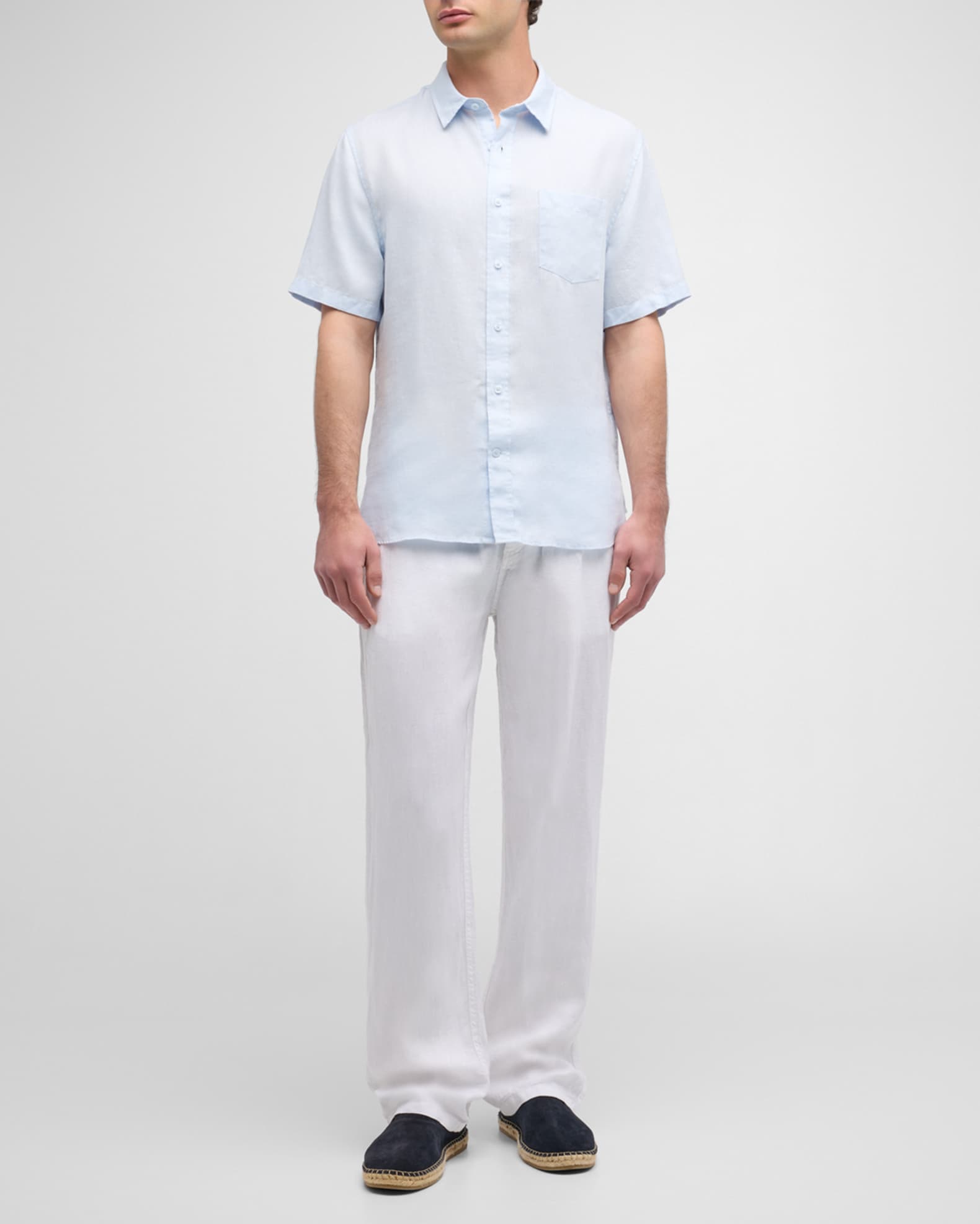 Men's Linen Sport Shirt 1