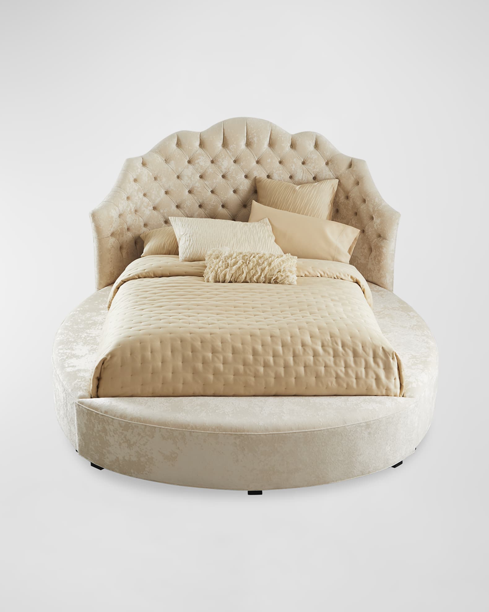 Brianna Round California King Bed | Neiman Marcus