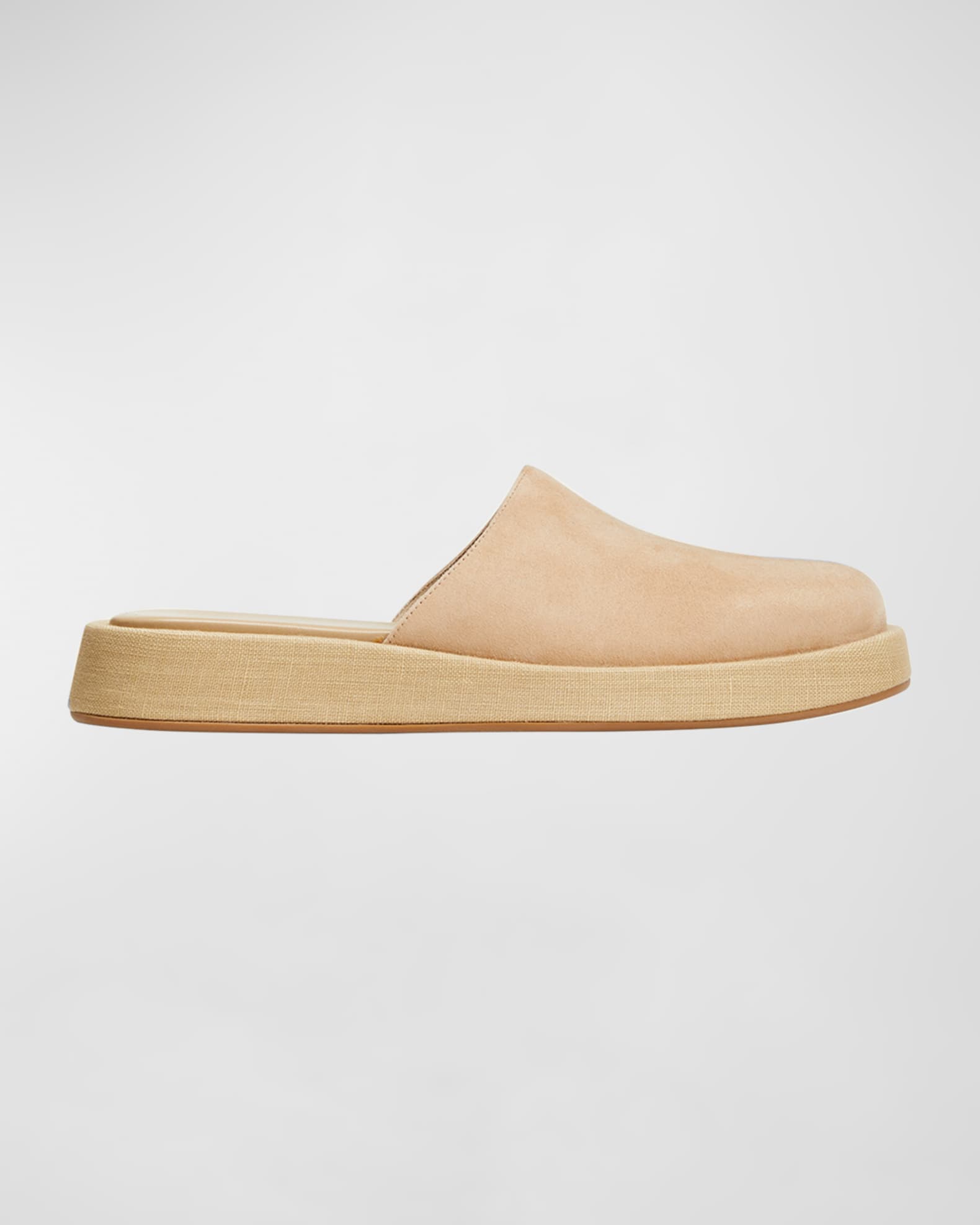 Suede Flat Slipper Mules 0