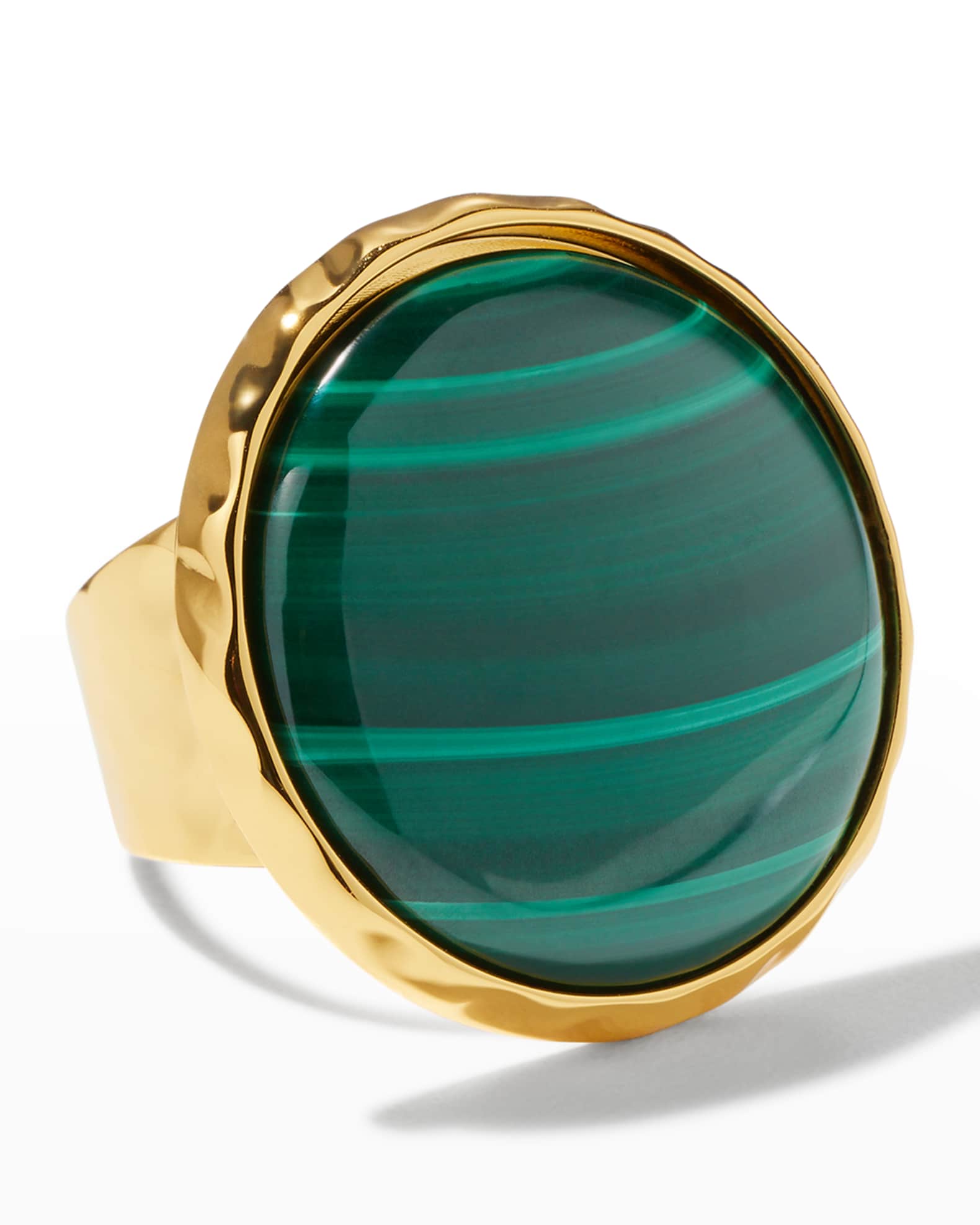 Malachite Adjustable Ring 0