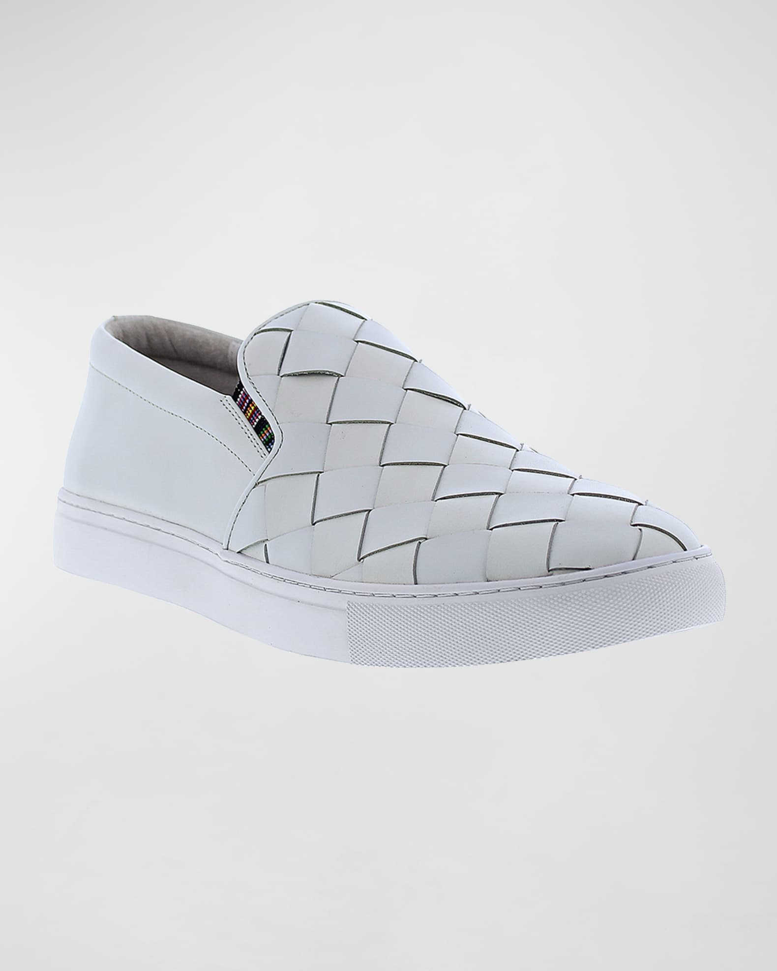 Men's Erosion Woven Leather Low-Top Sneakers 1