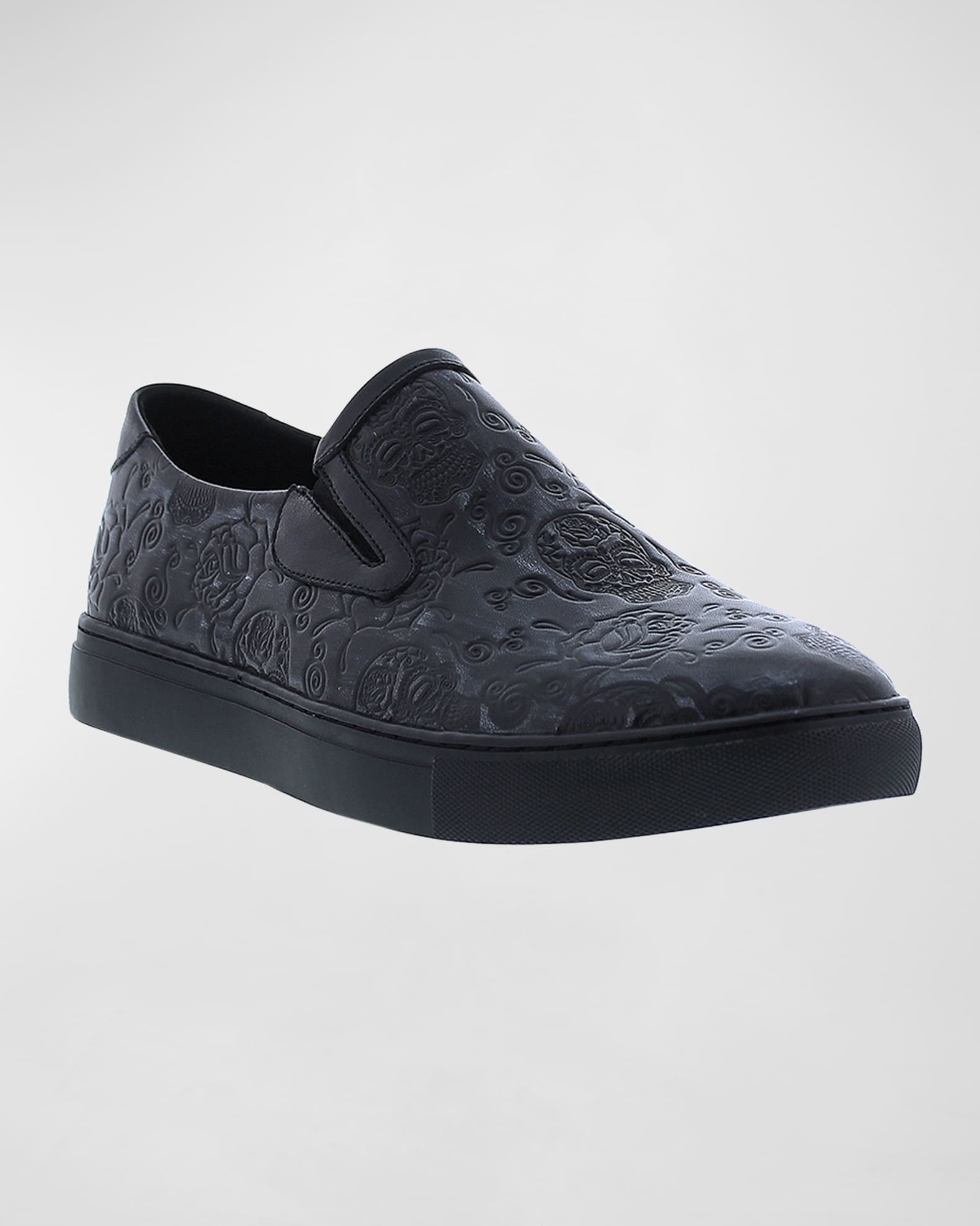 Men's Nori Skull-Embossed Low-Top Sneakers 1