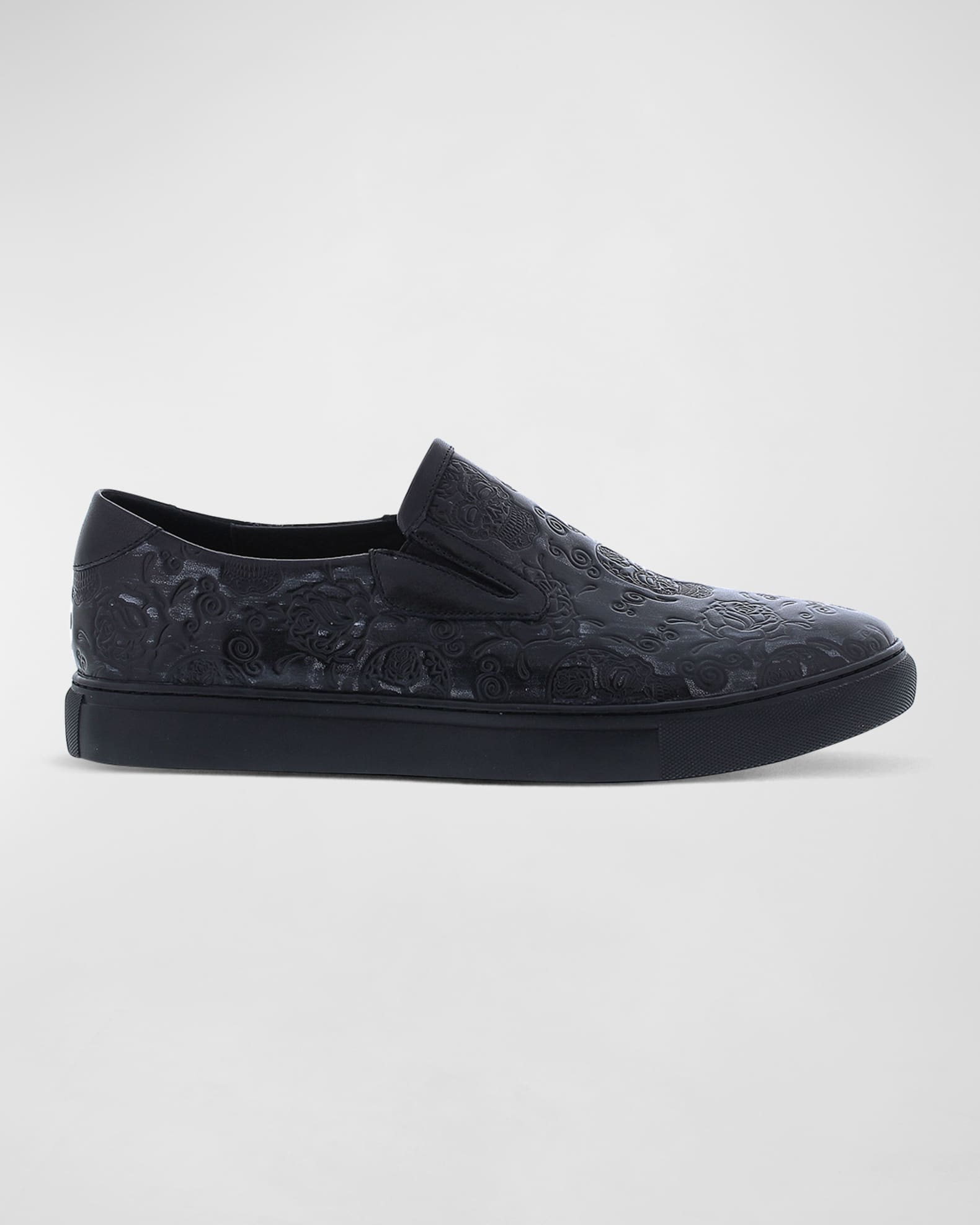 Men's Nori Skull-Embossed Low-Top Sneakers 0