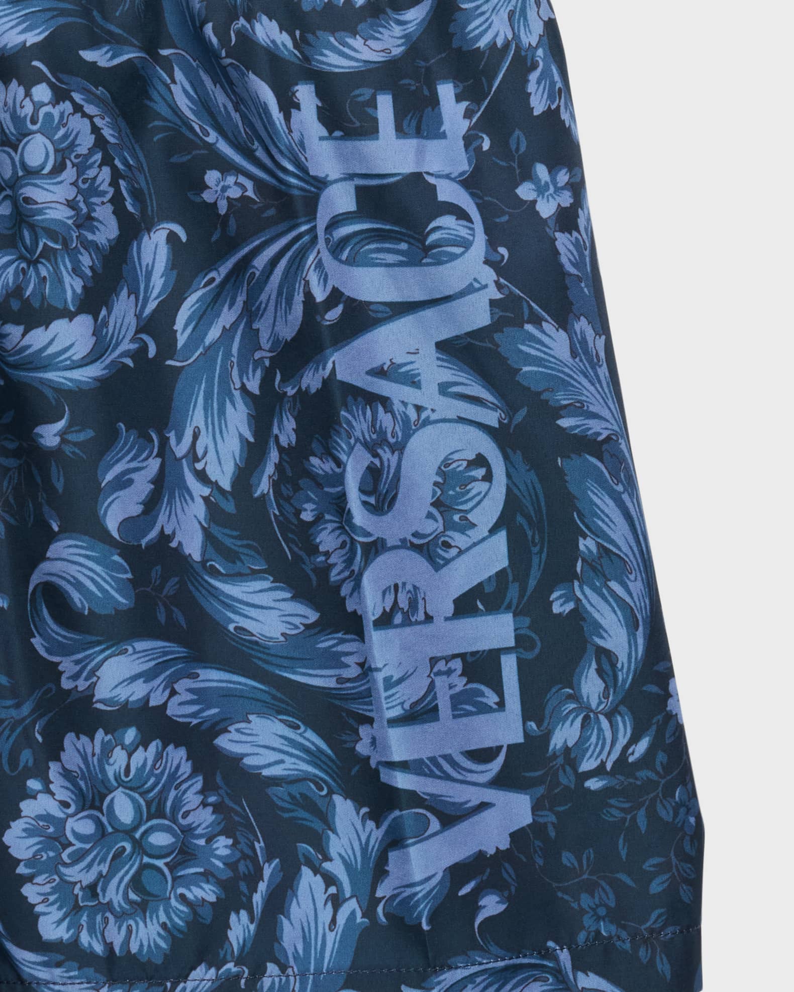 Versace Boy's Barocco Swim Shorts, Size 8-14 | Neiman Marcus