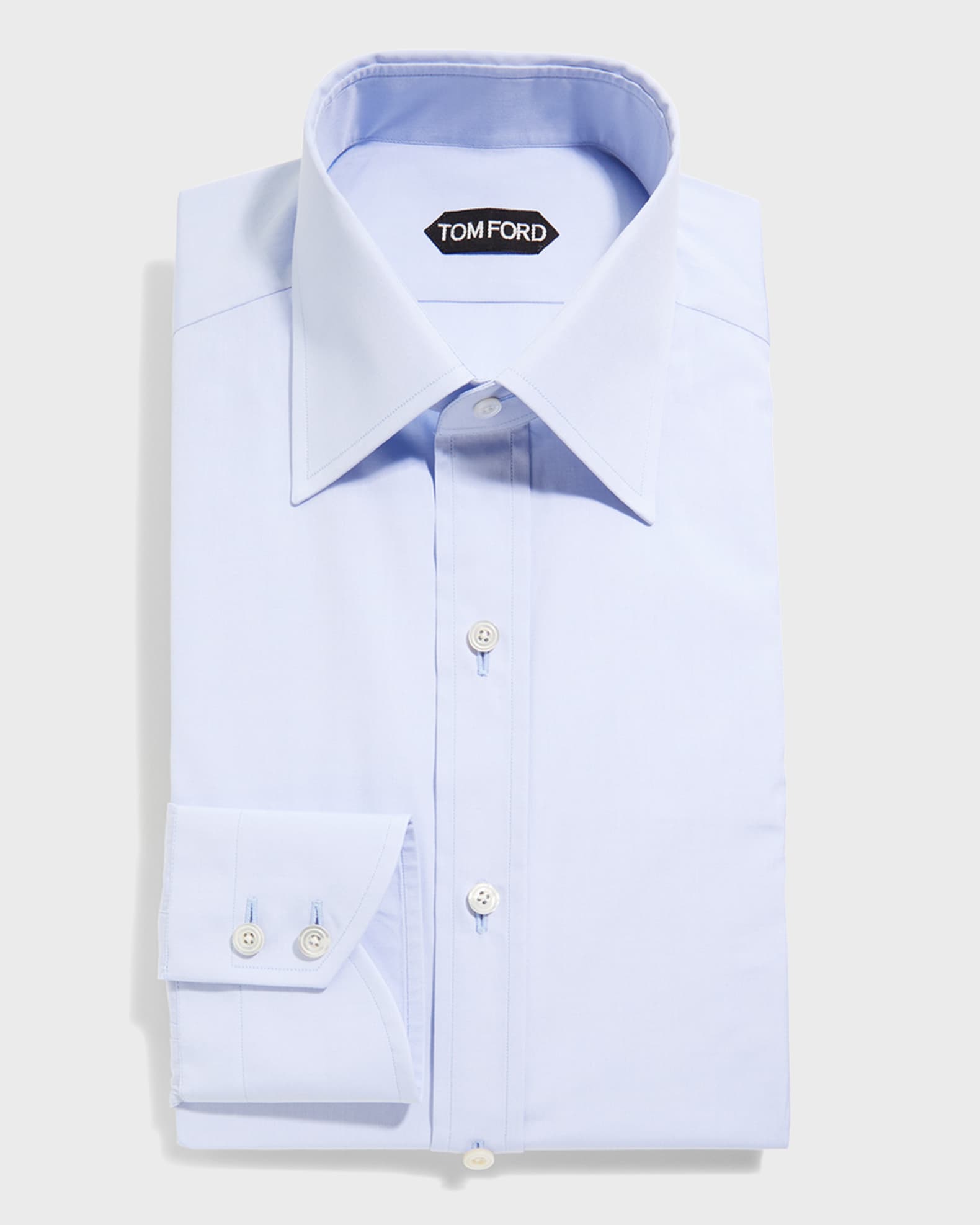 TOM FORD Solid Collar Shirt | Neiman Marcus
