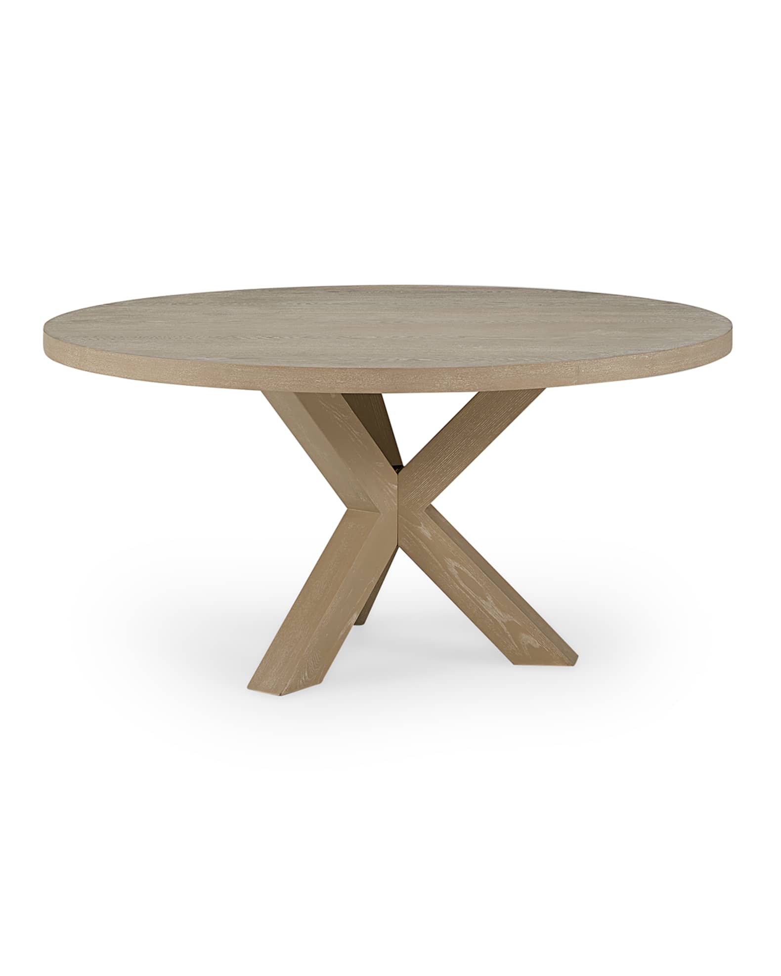 Worlds Away Keelan Tripod Base Dining Table, 60" Neiman Marcus