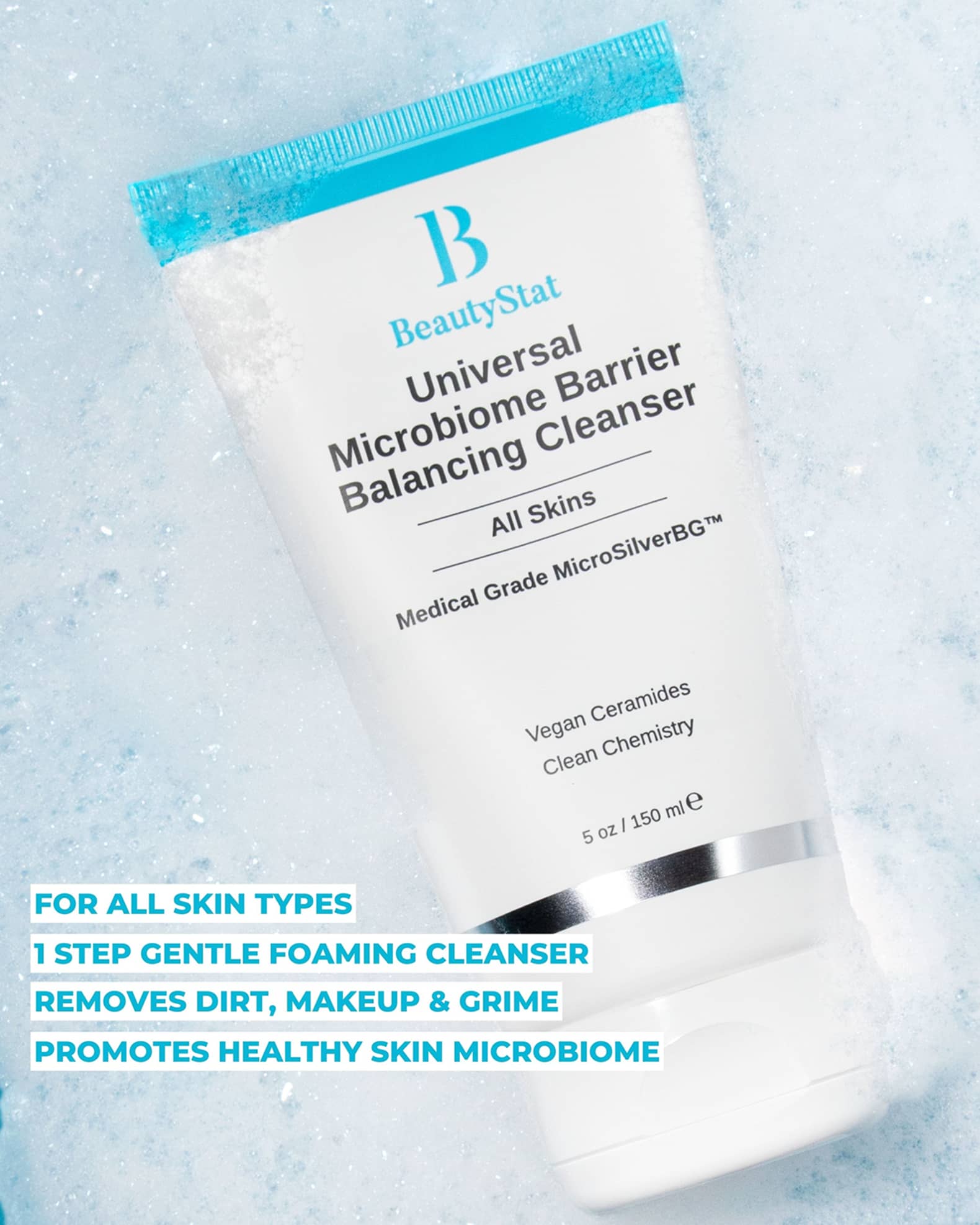 BeautyStat Microbiome Barrier Repair Purifying Cleanser Neiman Marcus