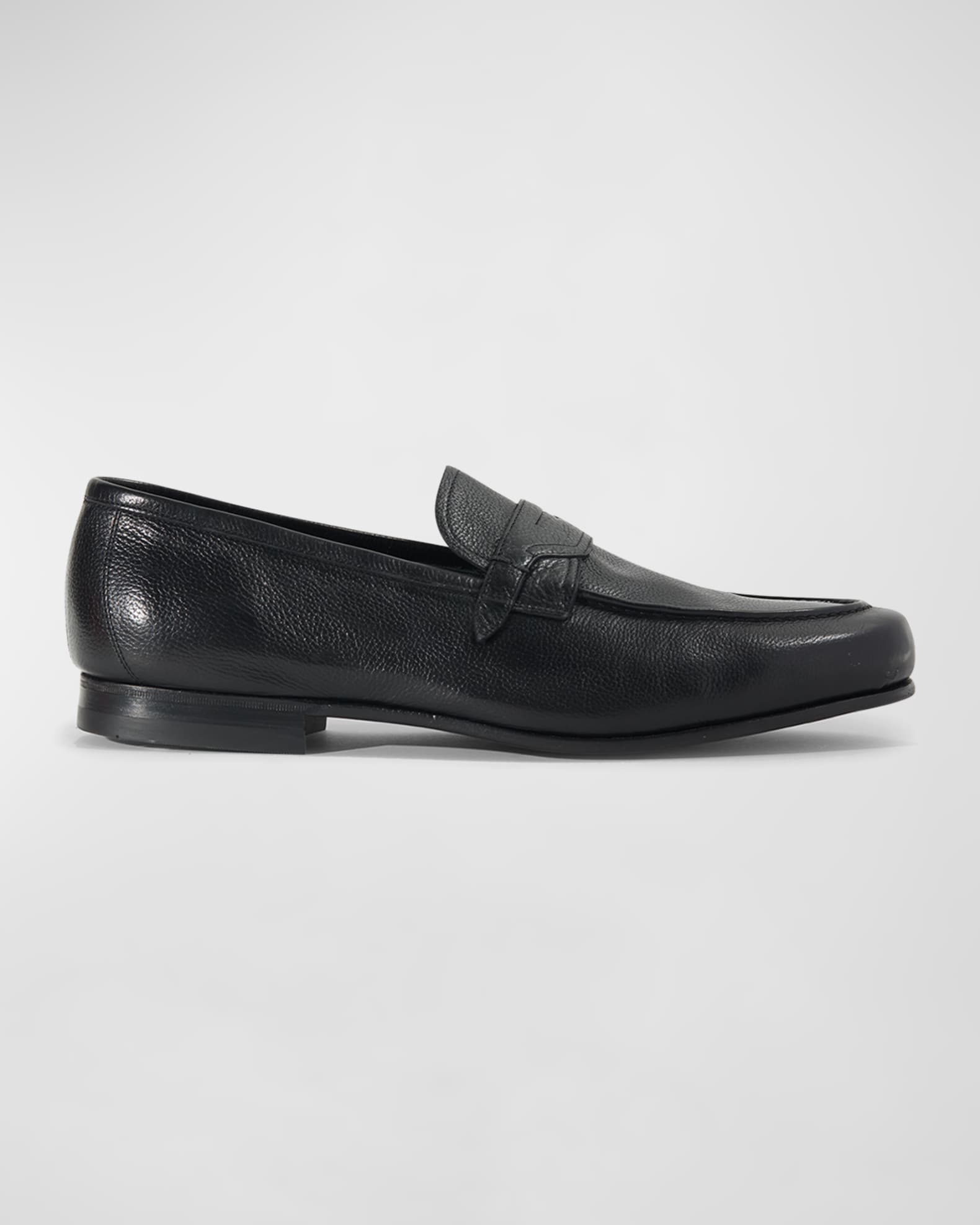 Mens soft hotsell leather penny loafers