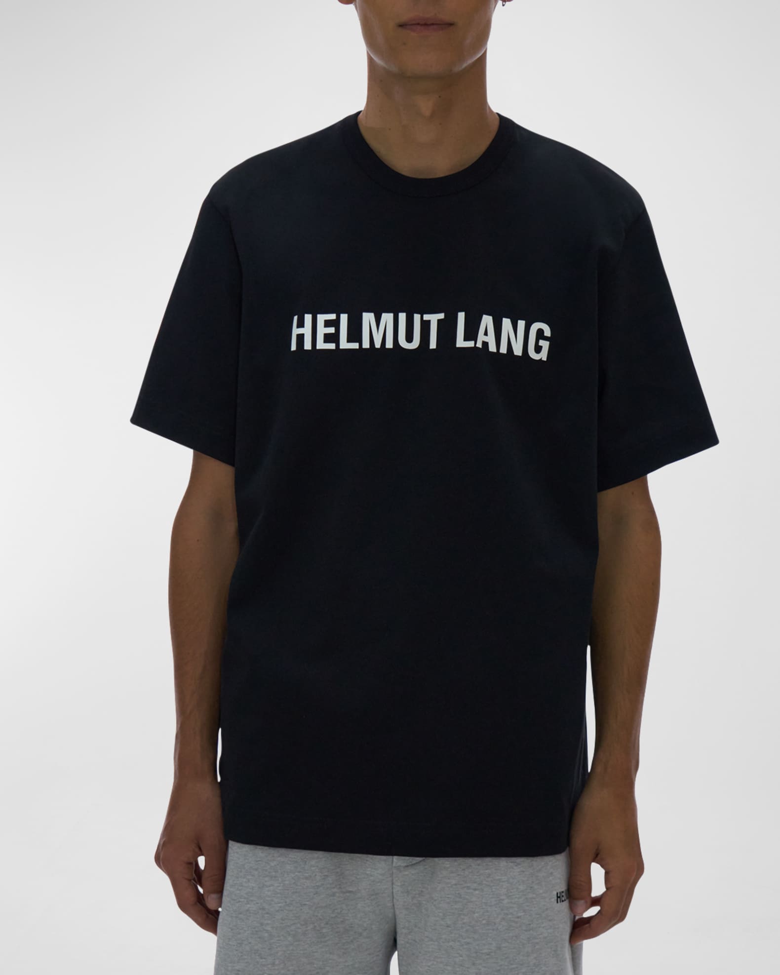 Helmut Lang Men's Logo T-Shirt | Neiman Marcus