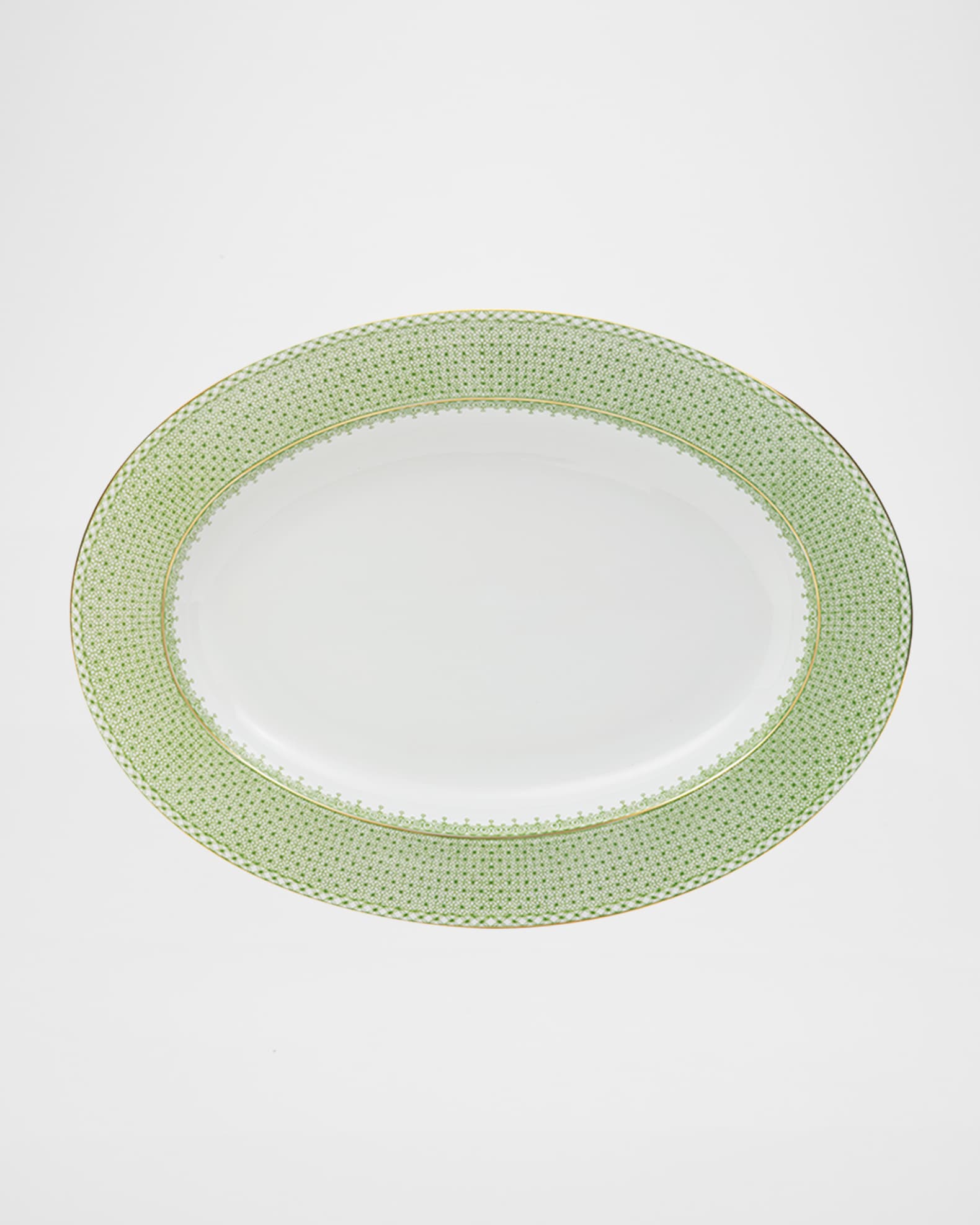 Apple Lace Oval Platter 0