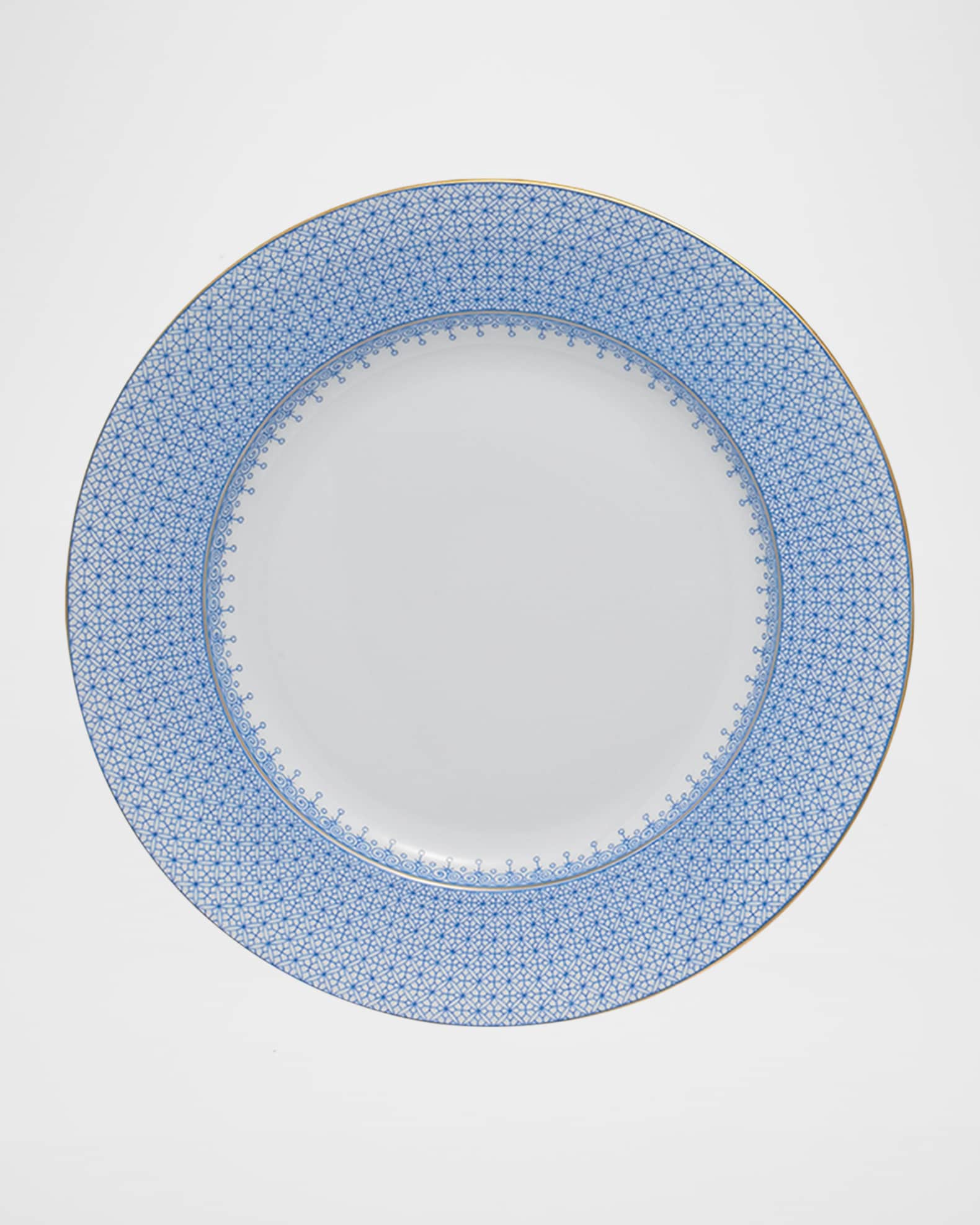 Cornflower Lace Dessert Plate 0