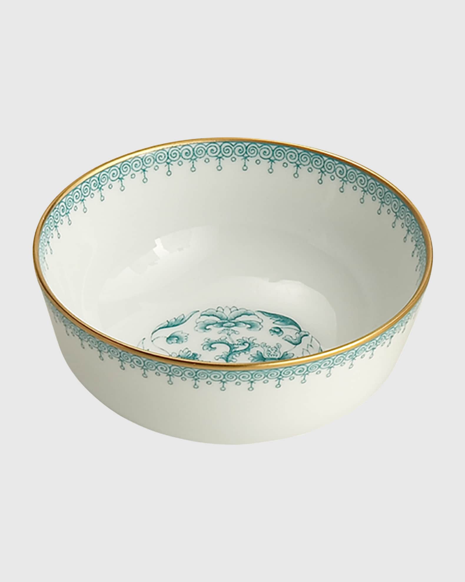 Green Lace Dessert Bowl 0