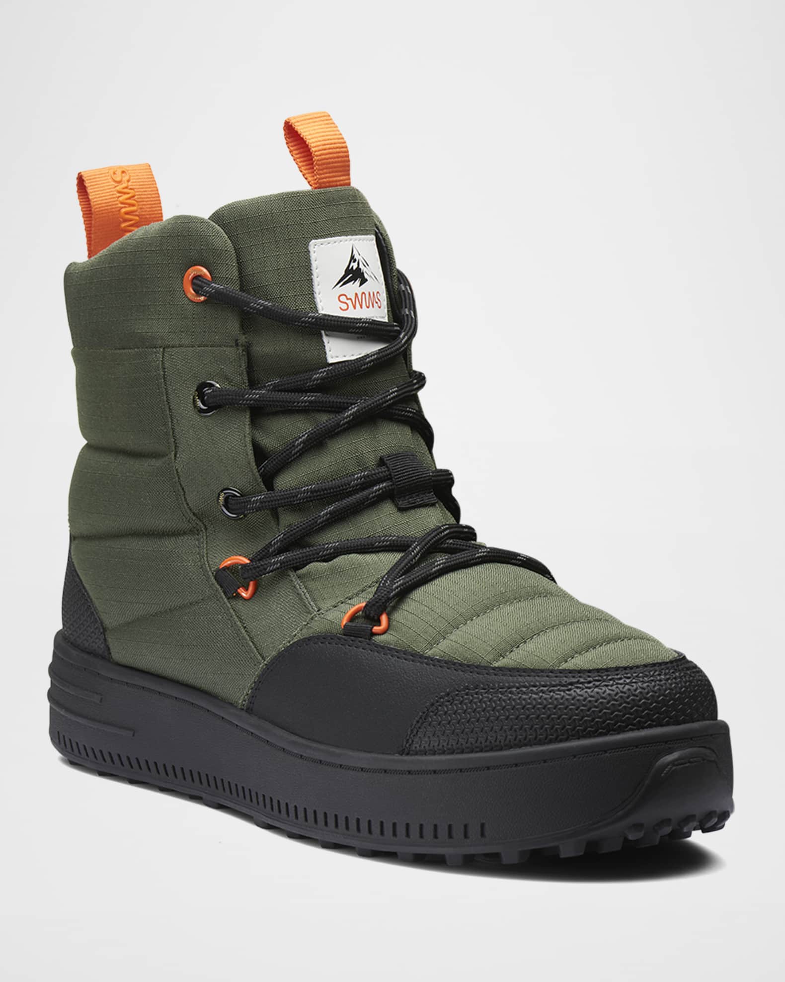 Men's Snow Runner Water-Resistant Quilted Boots 1