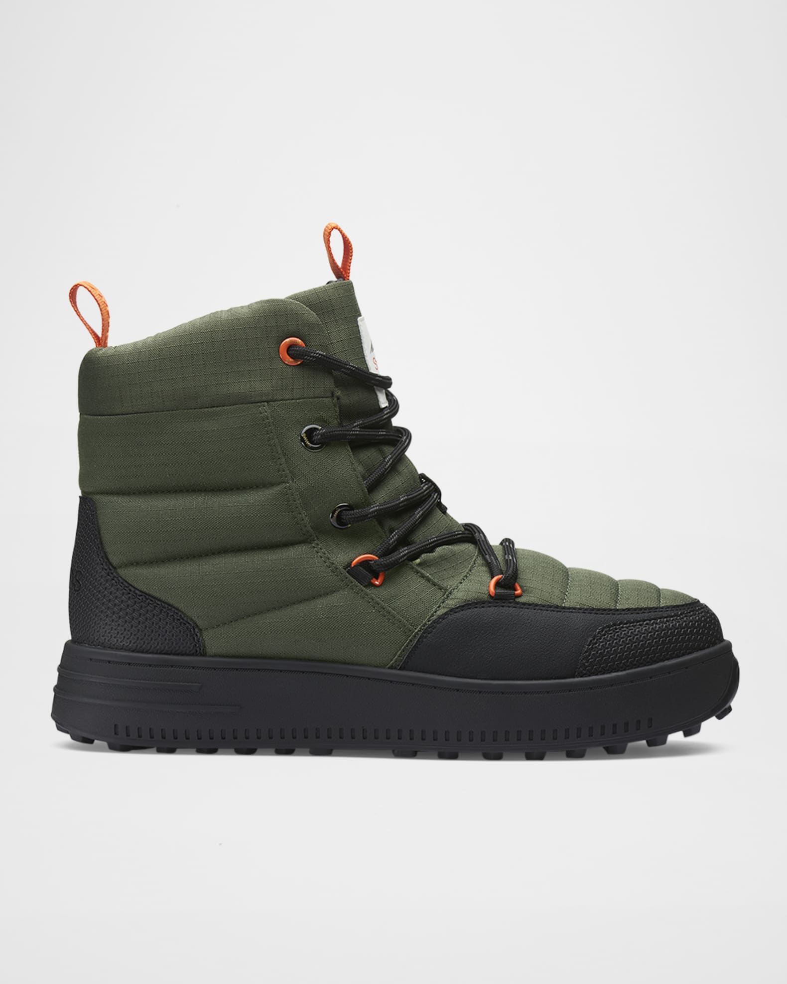 Men's Snow Runner Water-Resistant Quilted Boots 0